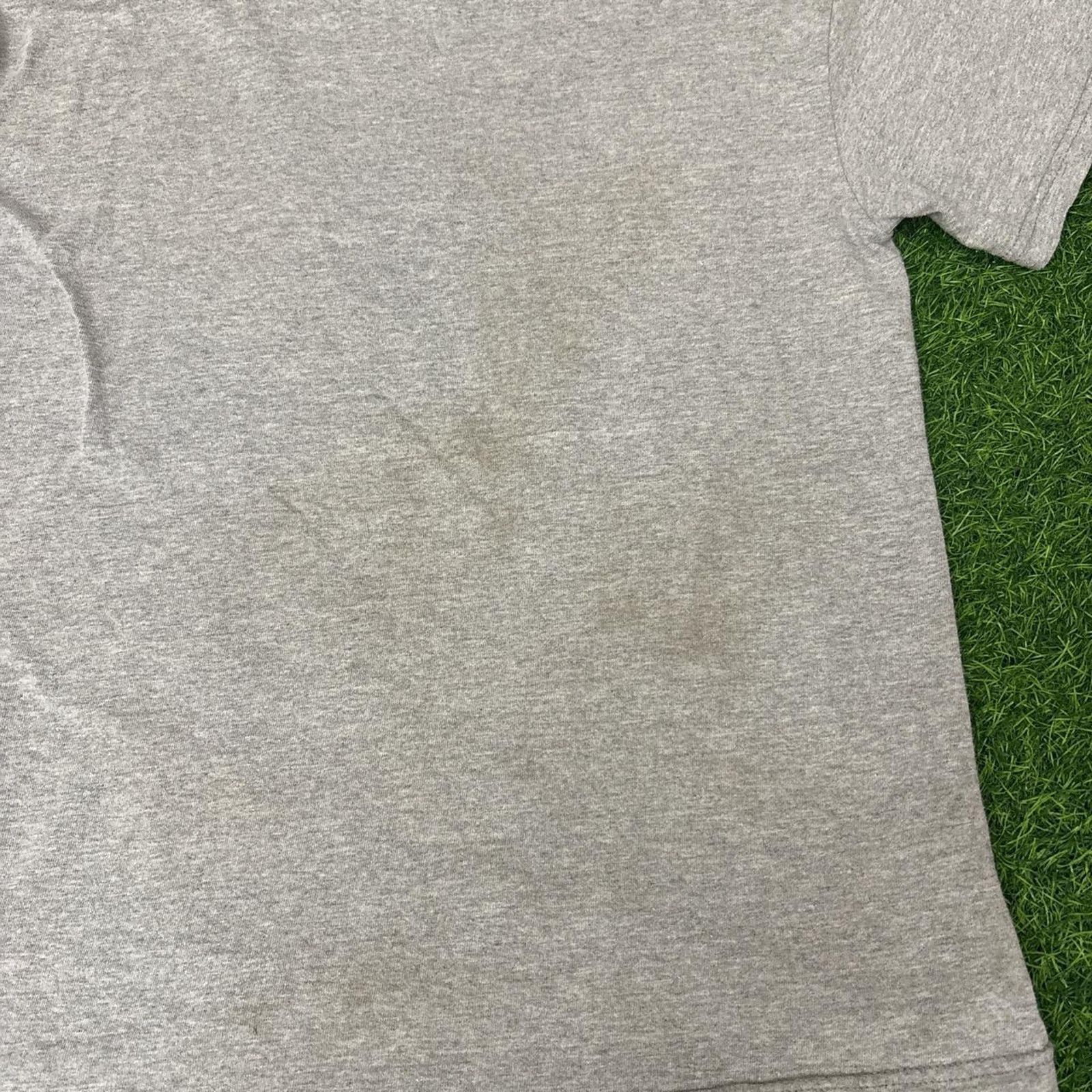 Nike Grey Vintage 90’s Embroidered Nike Scoop Neck Tee Size M / US 6-8 / IT 42-44 - 4 Thumbnail