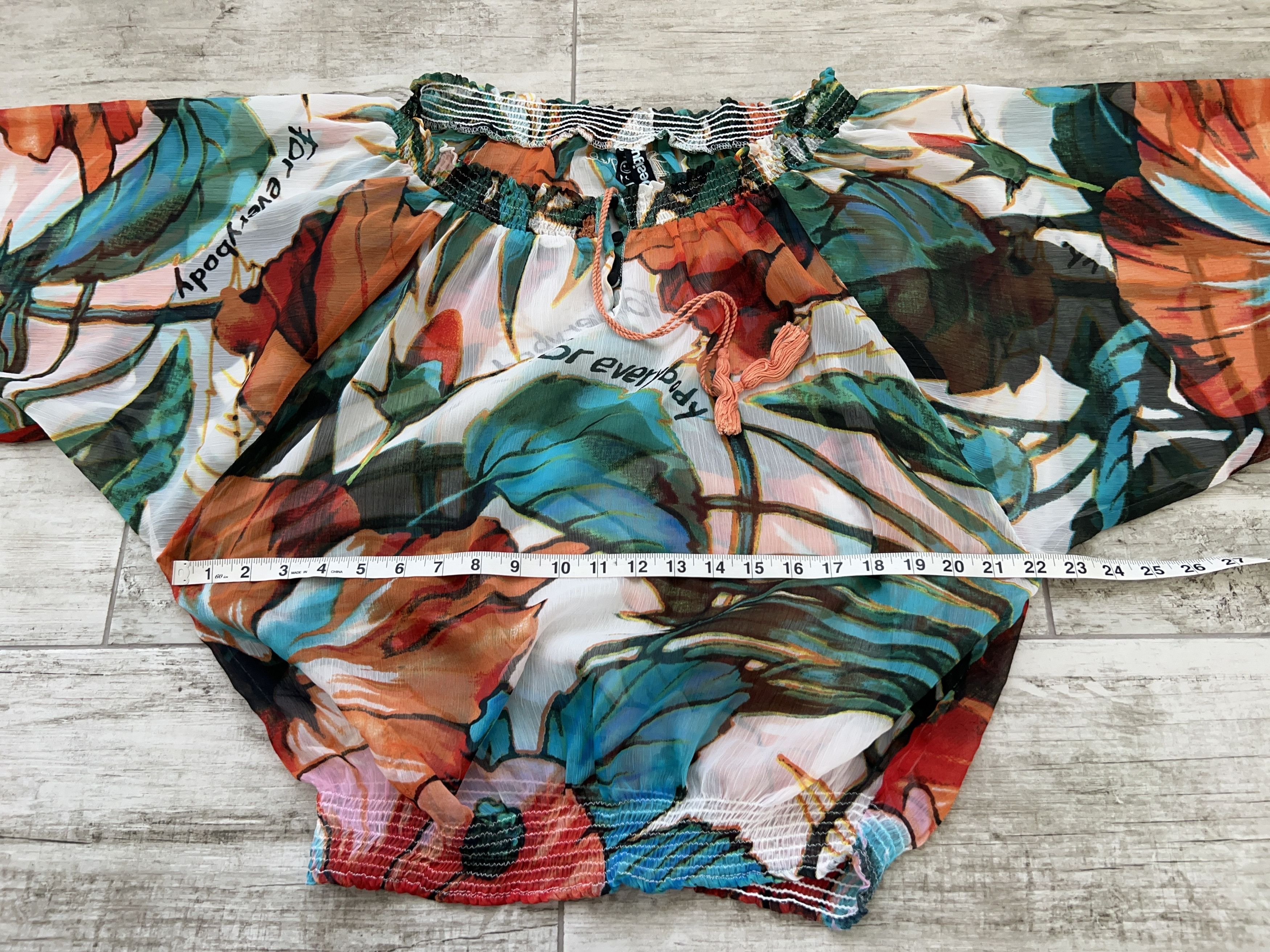 Designer × Desigual DESIGUAL Oversize Puffed Sleeves Lightweight Top Size L / US 10 / IT 46 - 8 Thumbnail