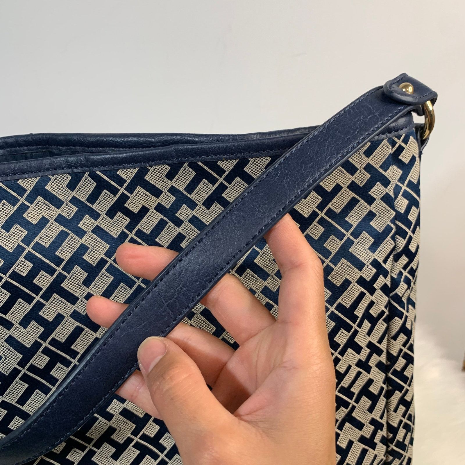 Tommy Hilfiger Tommy Hilfiger Blue Purse Size ONE SIZE - 6 Thumbnail