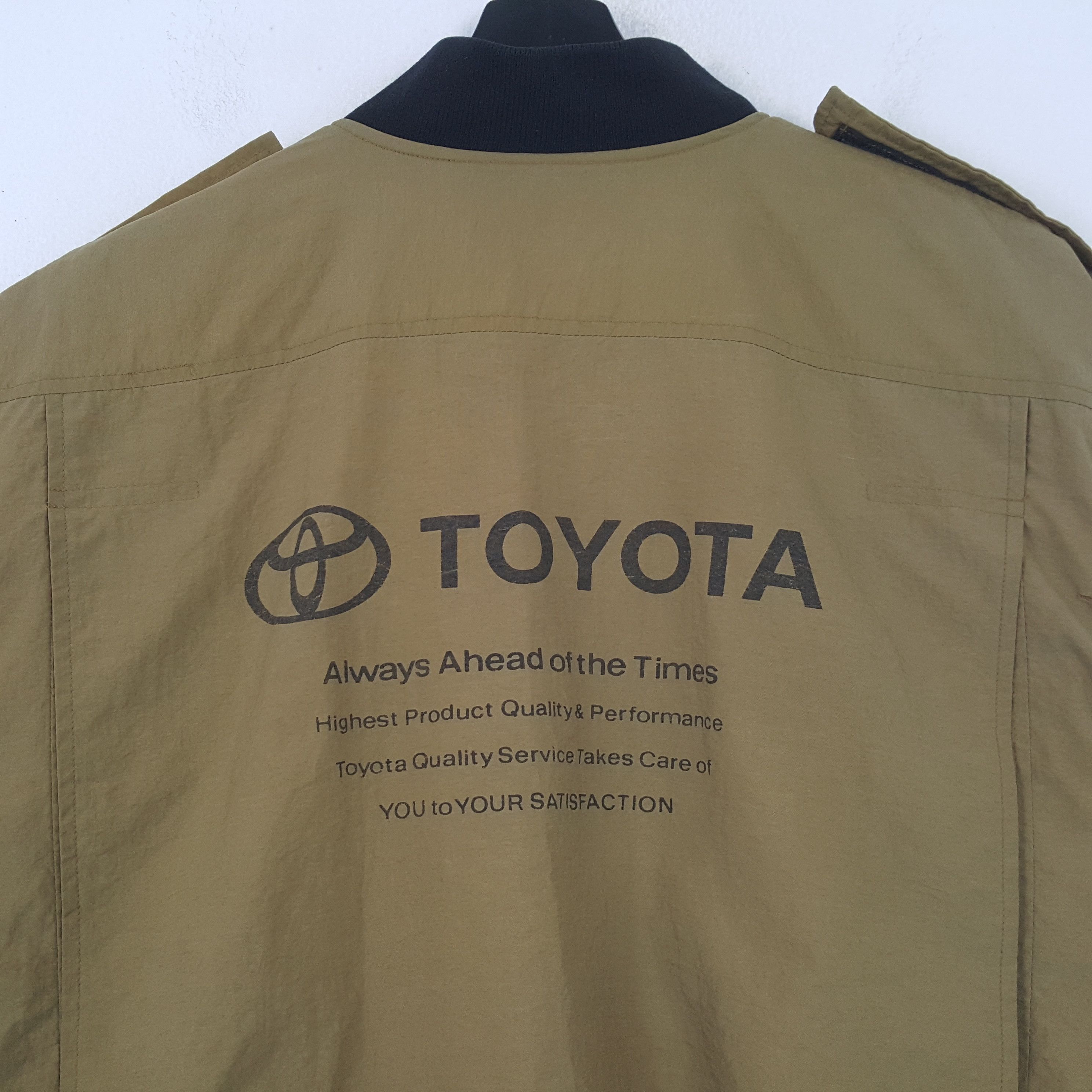 Vintage TOYOTA Japanese Motorsports Racing Style Jacket C292N23 Size US XL / EU 56 / 4 - 2 Thumbnail