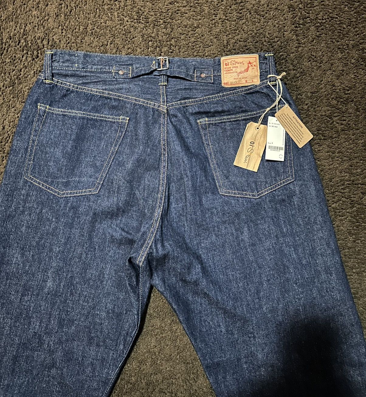 Orslow OrSlow GRAND DAD'S DENIM ONE WASH Size US 35 - 5 Thumbnail