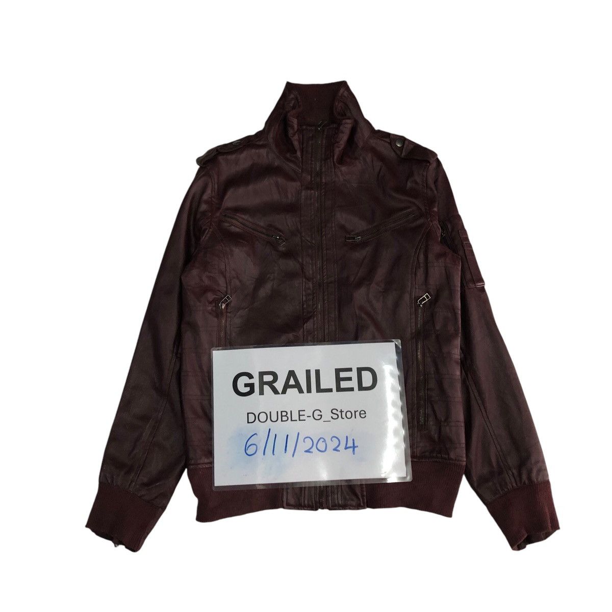 Japanese Brand 📌Vintage Biker Leather Jacket Clone Devgrun Size US M / EU 48-50 / 2 - 1 Thumbnail