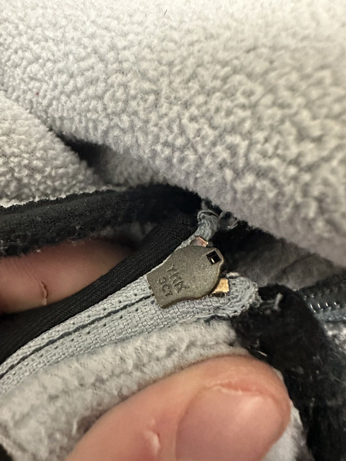 Nike Nike Vintage 00s Grey 1/4 Zip Fleece Sweatshirt hype size XL Size US XL / EU 56 / 4 - 11 Thumbnail