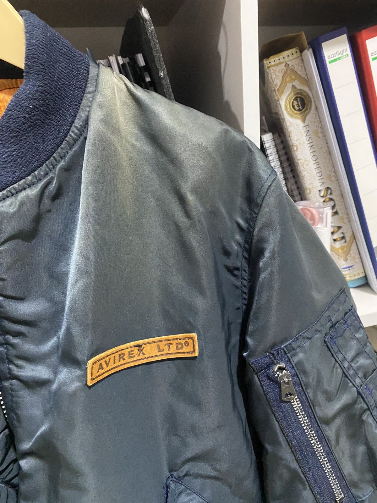 Avirex Vintage 80s Avirex LTD USAF Sunfaded Bomber Jacket Made Usa Size US M / EU 48-50 / 2 - 6 Thumbnail