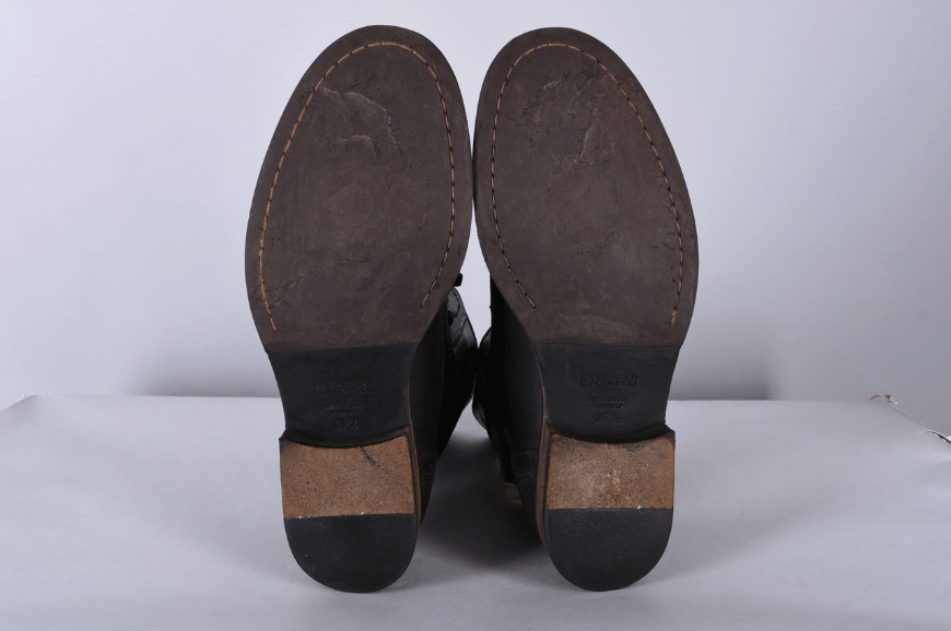 Brunello Cucinelli Women's Brunello Cucinelli Leather Boots Size 37.5/ UK4.5 Size US 7.5 / IT 37.5 - 6 Thumbnail