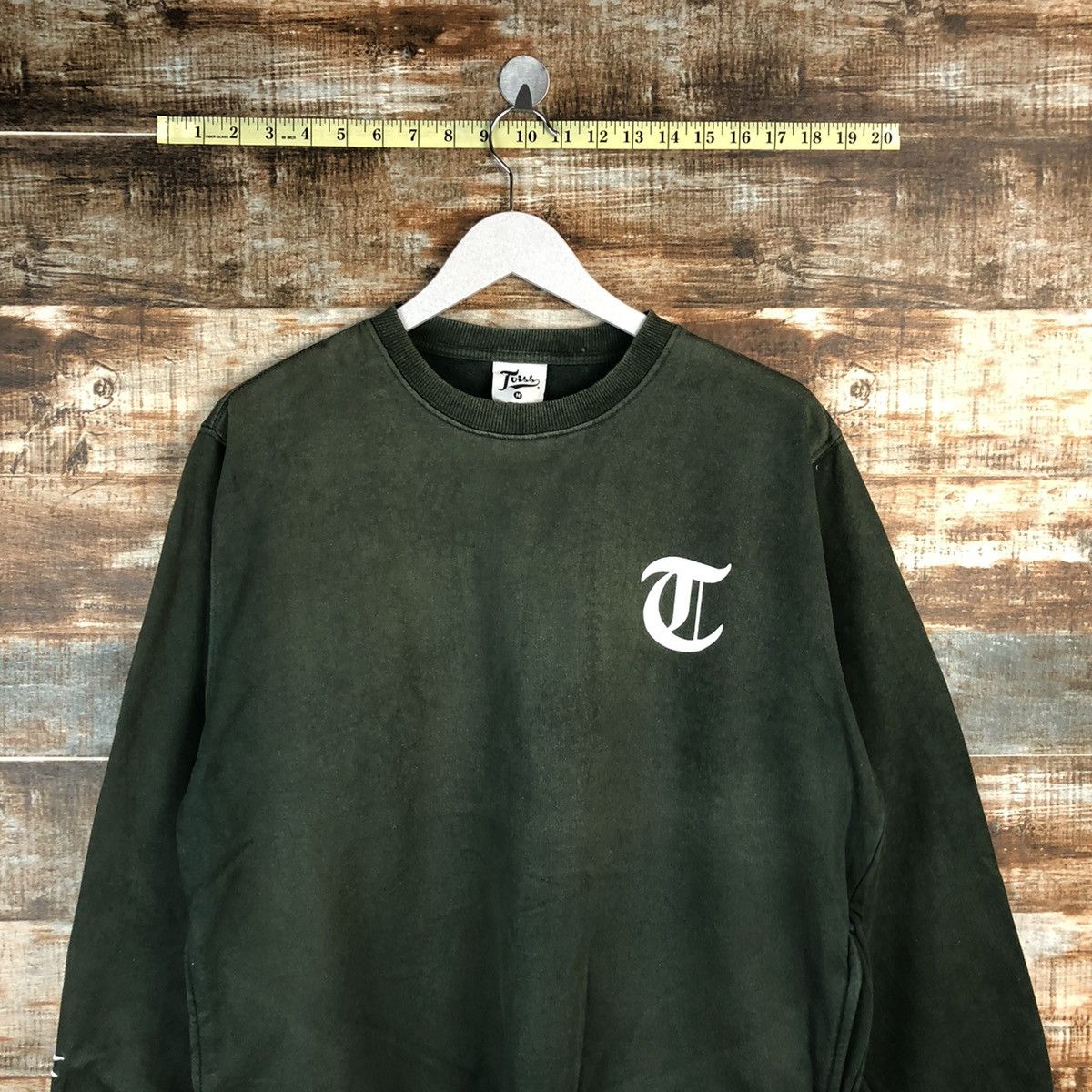Japanese Brand Toiss Green Sweatshirt #A1521 Size US M / EU 48-50 / 2 - 3 Thumbnail