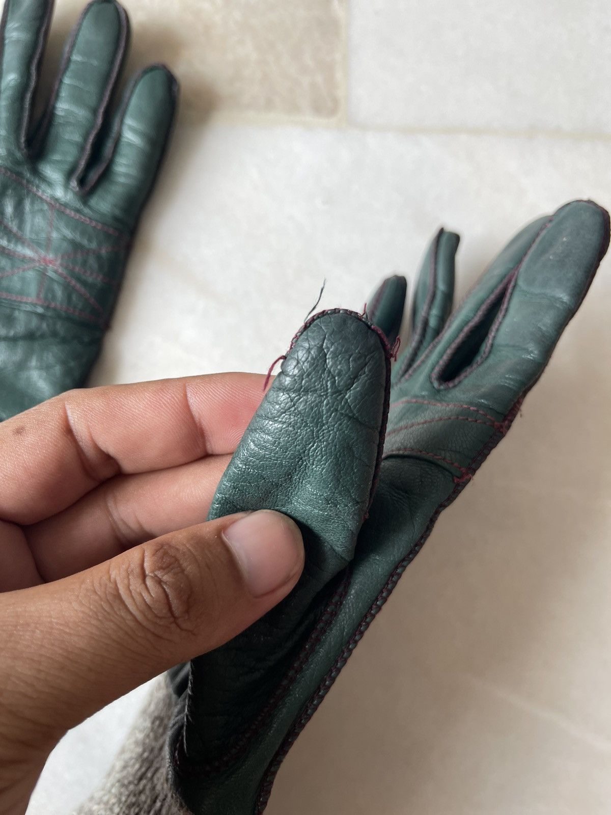 Vivienne Westwood Vintage Vivienne Westwood Leather Glove Big Orb Size ONE SIZE - 11 Thumbnail