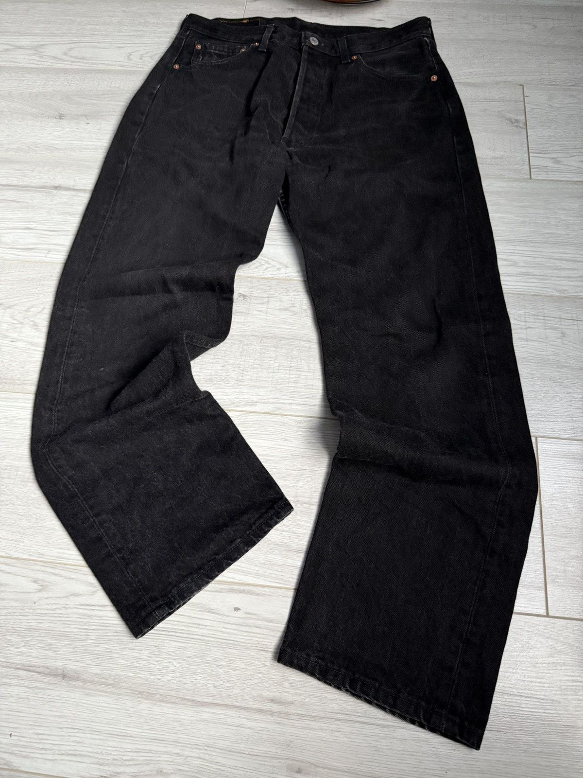 Levi's × Levi's Vintage Clothing × Vintage Vintage Levi’s black denim Pants baggy jeans Size US 34 / EU 50 - 2 Thumbnail