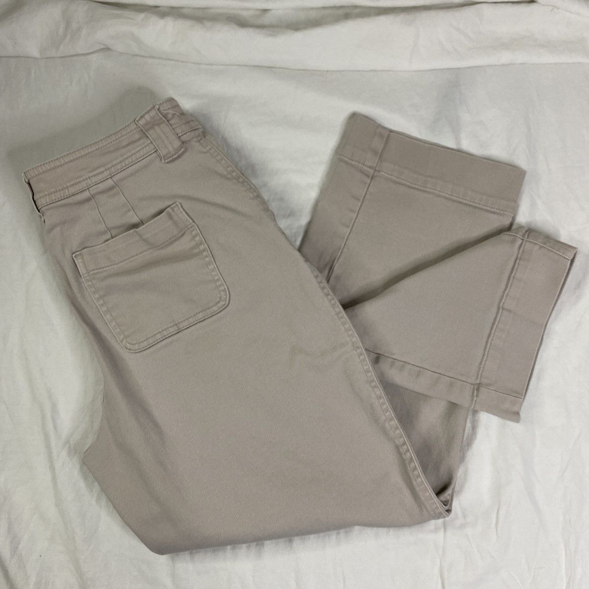 Other A New Day Pants Khaki Womens Sz 2 Cropped High Rise EUC Size 26" / US 2 / IT 38 - 2 Thumbnail