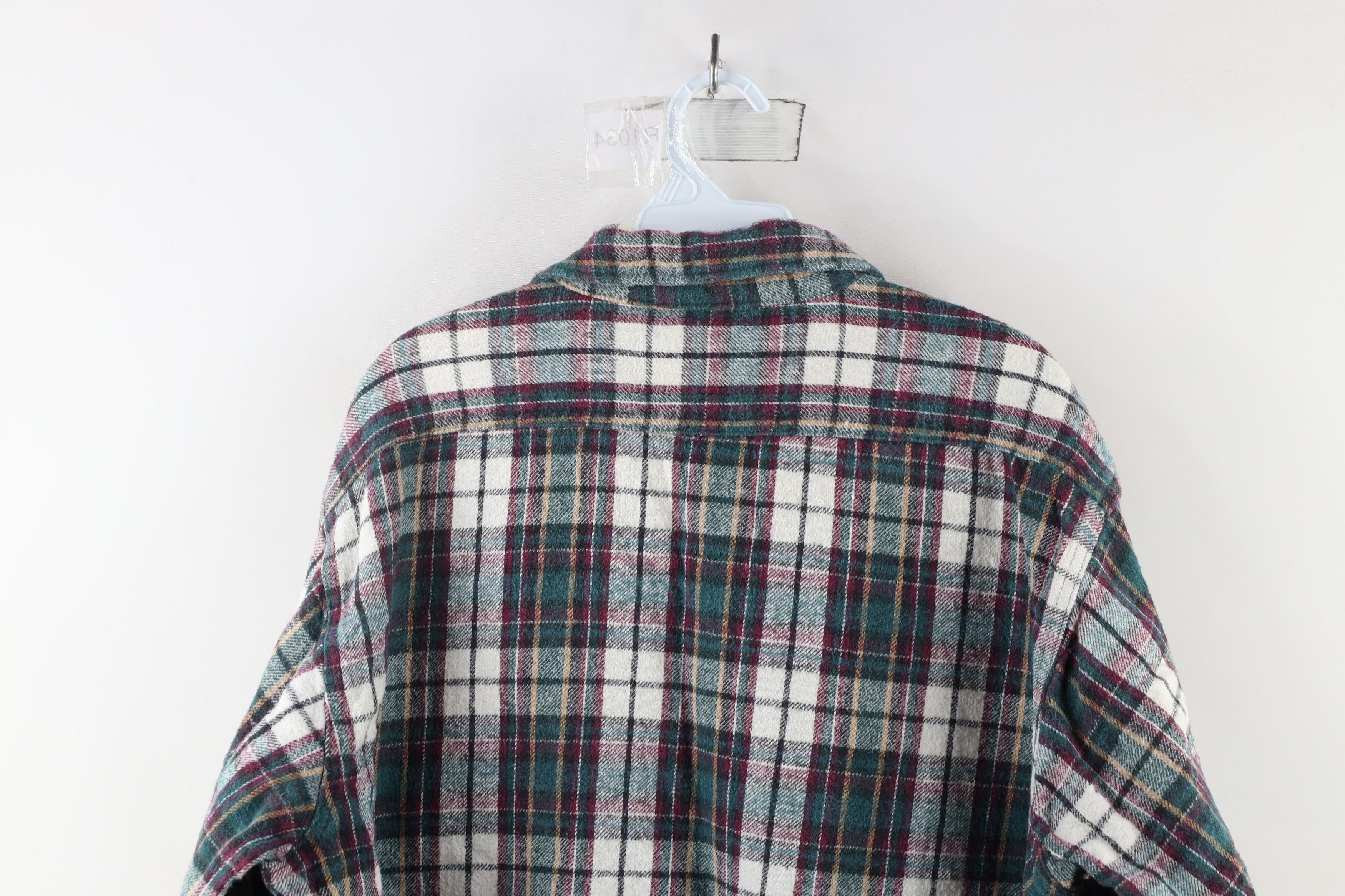 Vintage Vintage 90s Streetwear Heavyweight Flannel Button Shirt Size US XL / EU 56 / 4 - 8 Thumbnail