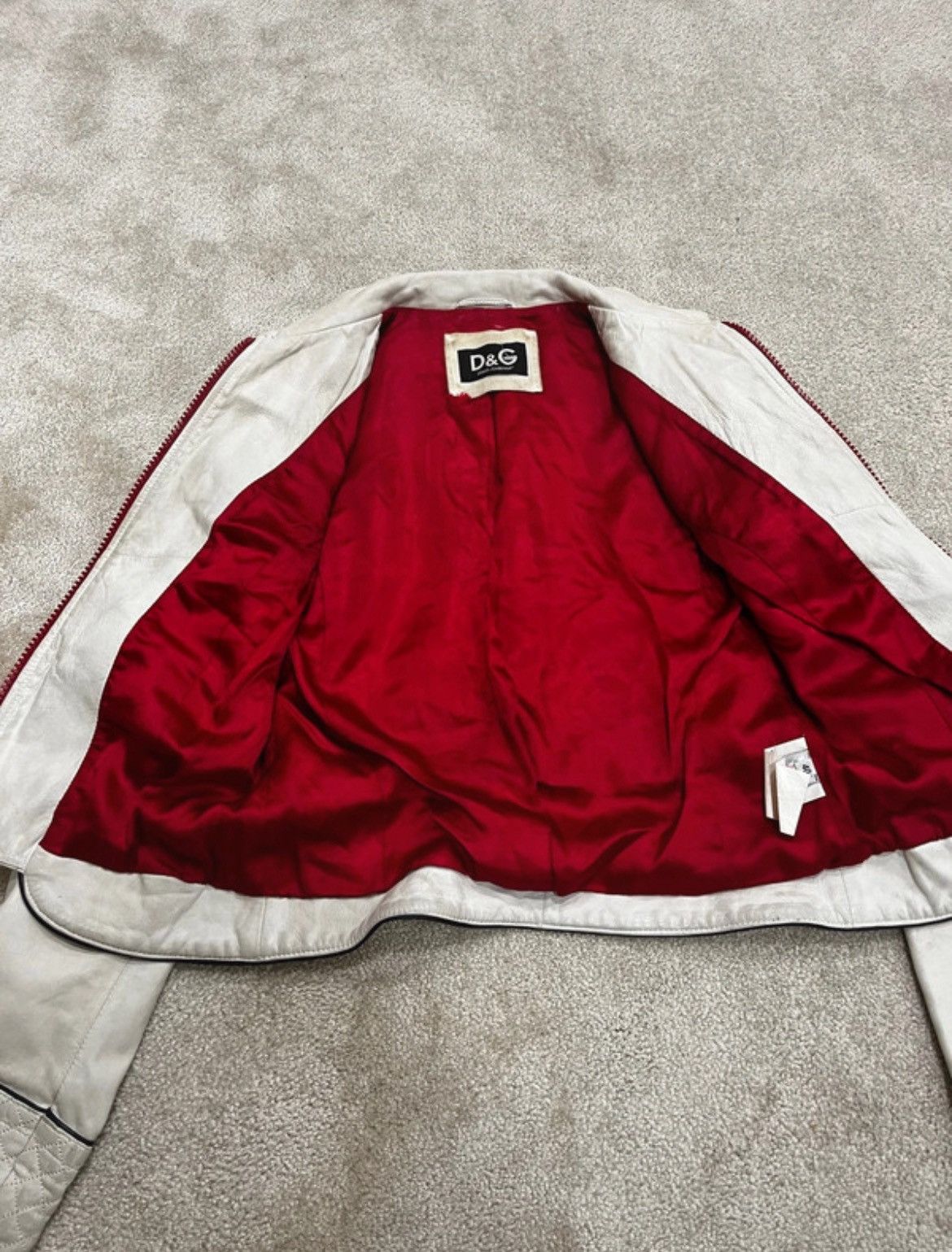 Dolce & Gabbana Dolce & Gabbana Leather Moto Biker Jacket with Buckle Size S / US 4 / IT 40 - 9 Thumbnail