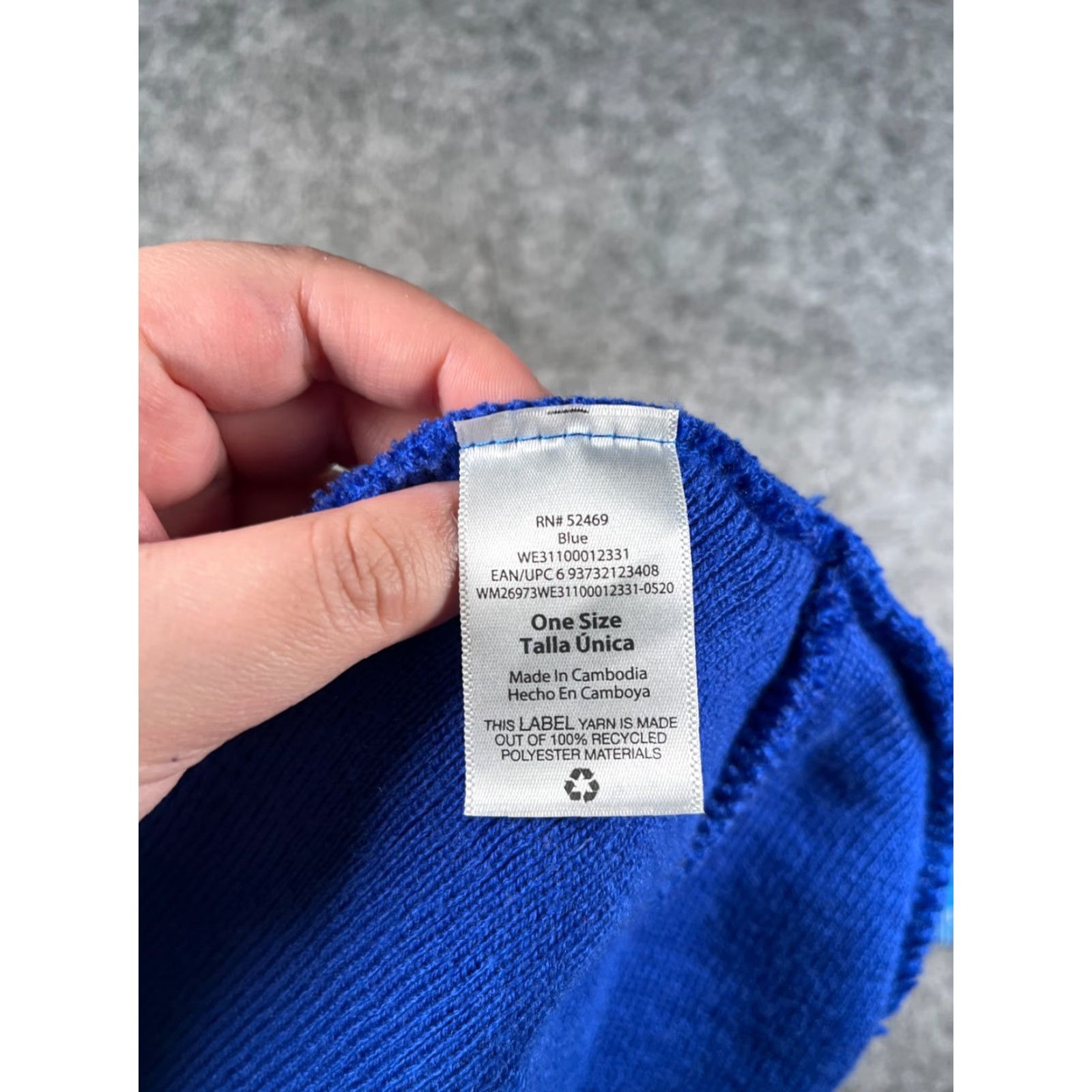 Walmart Walmart Beanie Hat Unisex Adults One Size Blue Knit 100% Polyester Ski Theme Beanie Size ONE SIZE - 6 Thumbnail