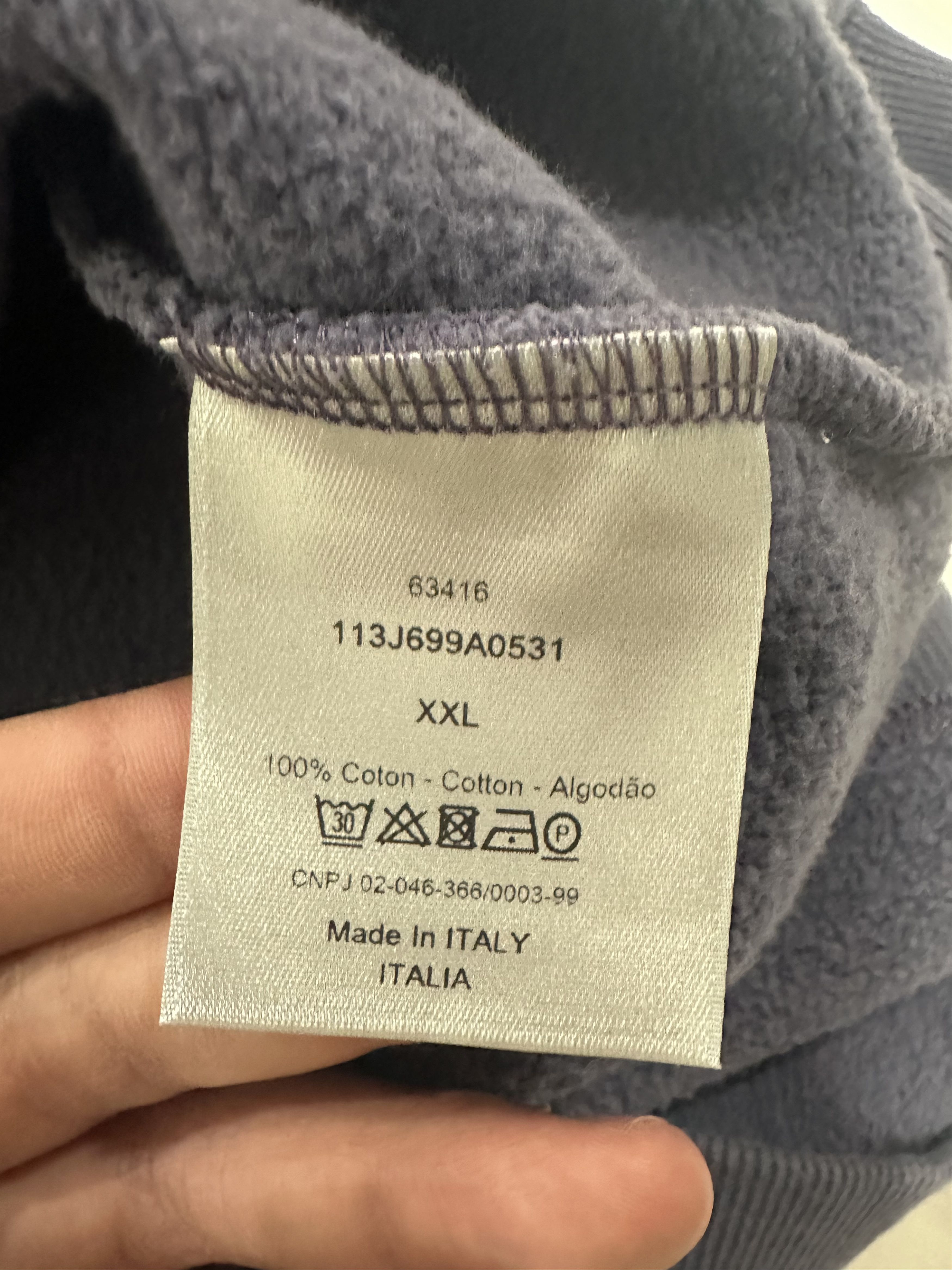 Dior Dior CD Icon Crewneck Sweater Purple Size US XXL / EU 58 / 5 - 7 Thumbnail