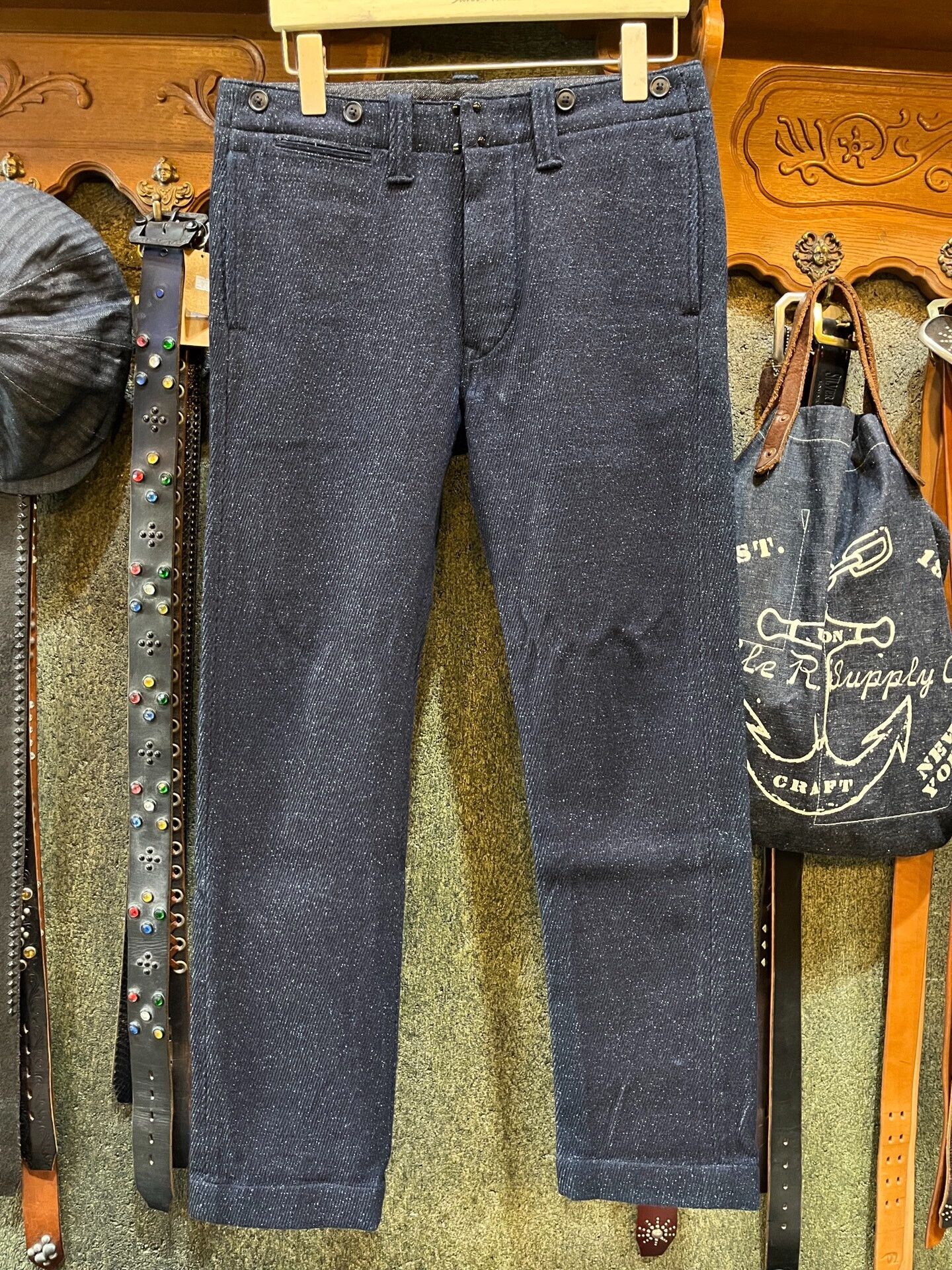 RRL Ralph Lauren dark blue casual pants by Ralph Lauren Size US 30 / EU 46 - 1 Thumbnail