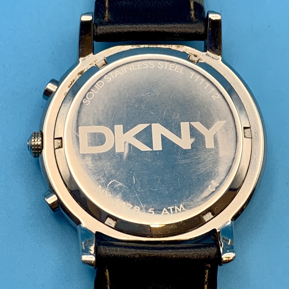 DKNY DKNY NY-1478 Men’s Chrono Wristwatch St Steel Works New Batt Size ONE SIZE - 18 Thumbnail
