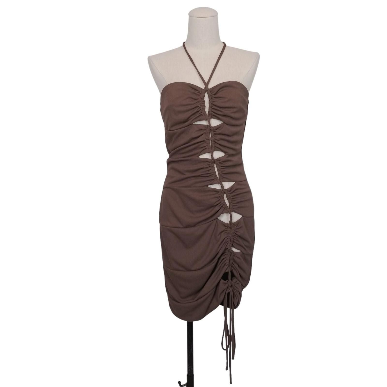 NICHOLAS NWT Nicholas Perta Dress Mocha Brown Sz 8 Size M / US 6-8 / IT 42-44 - 2 Thumbnail