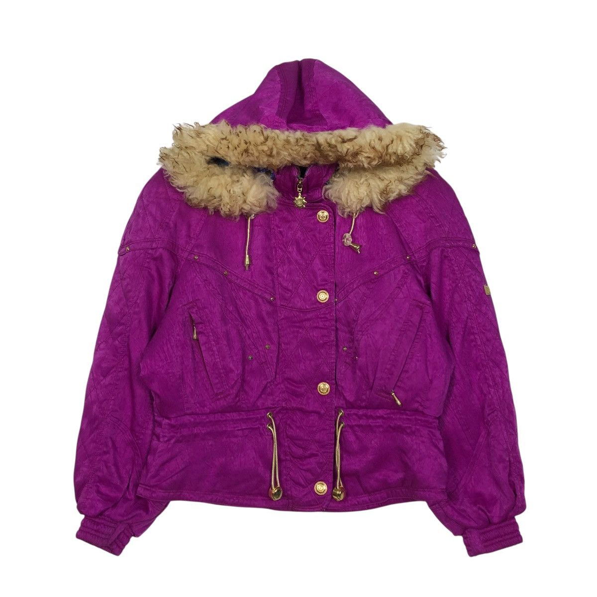 Japanese Brand 🔥VINTAGE SKI JACKET LAFONT MINK FUR HOODIE ISSEY MIYAKE Size L / US 10 / IT 46 - 3 Thumbnail