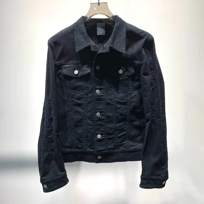 Dior Dior Black Denim Women's Jacket 0089 Size ONE SIZE - 1 Thumbnail