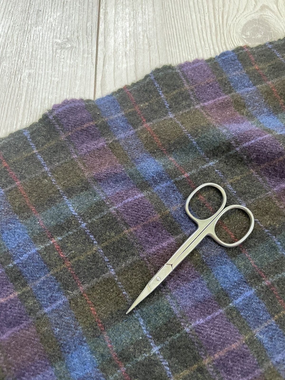 Polo Ralph Lauren × Ralph Lauren Purple Label Polo Ralph Lauren Purple Label Plaid Cashmere Fringe Scarf Size ONE SIZE - 12 Thumbnail