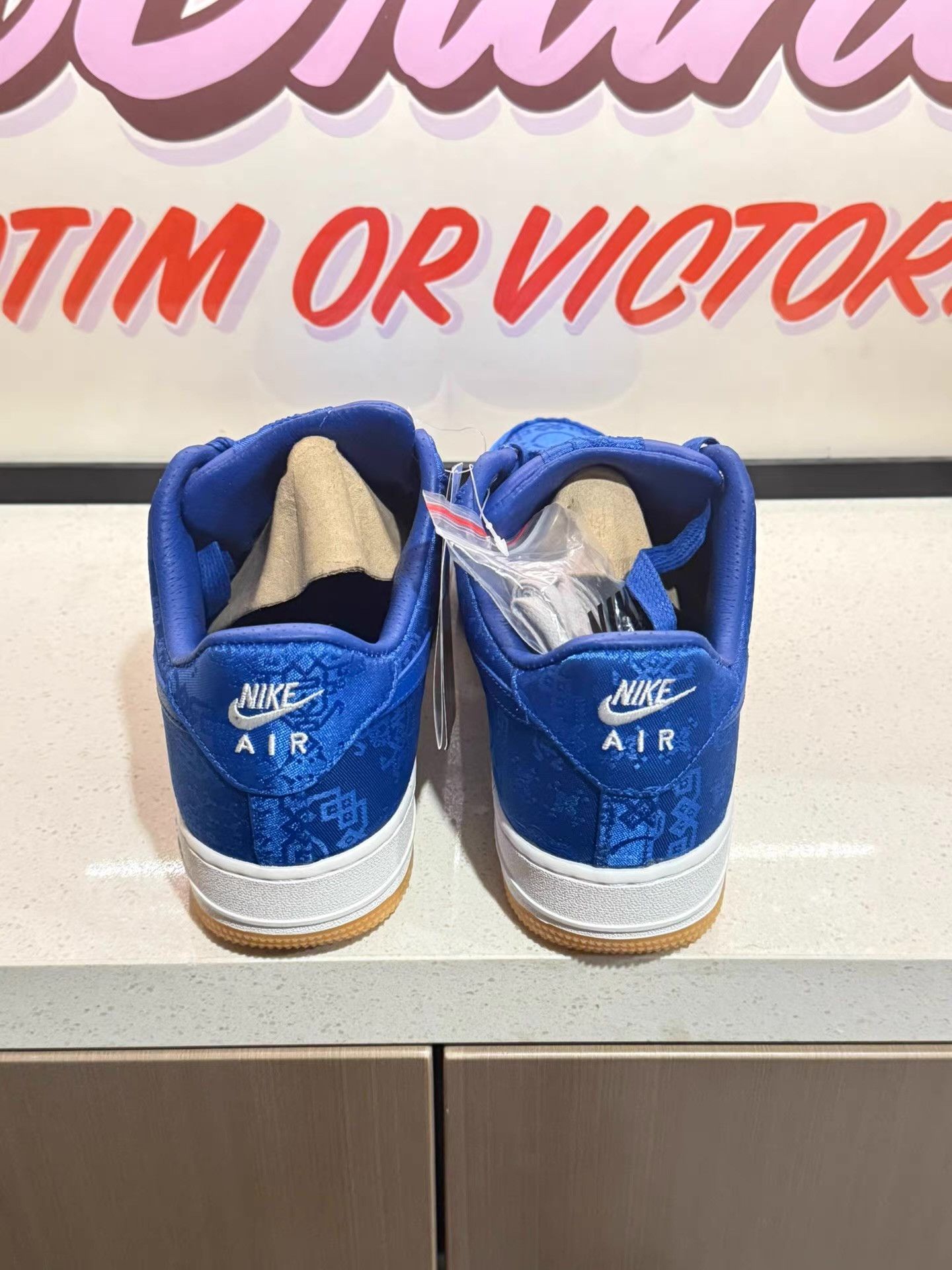 Nike CLOT x Nike Air Force 1 Low 「Blue Silk」unise﻿x sneakers Ｑ20 Size US 8.5 / EU 41-42 - 3 Thumbnail
