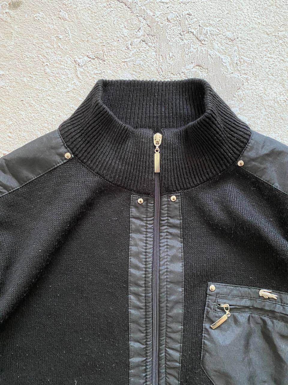 Japanese Brand × Vintage Lacoste faded futuristic distressed sweatshirt Size US L / EU 52-54 / 3 - 6 Thumbnail