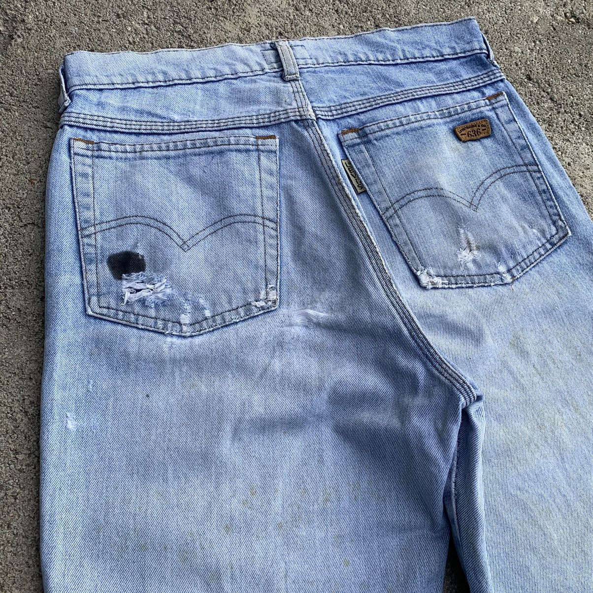 Levi's Vintage Clothing Vintage 90s Levis Big E Silvertab Distressed Denim Jeans W28 Size US 28 / EU 44 - 14 Thumbnail