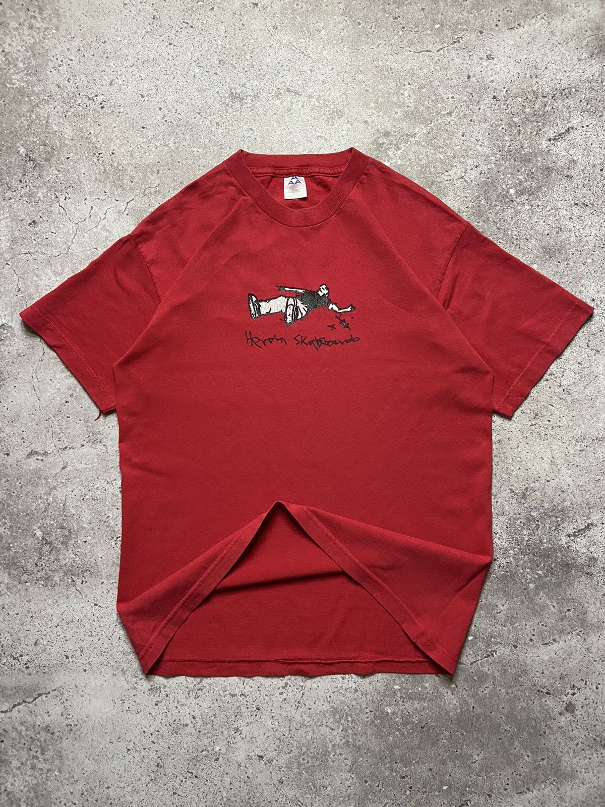 Vintage Vintage Heroin Skateboarding Dead Logo Tee Size US L / EU 52-54 / 3 - 1 Thumbnail