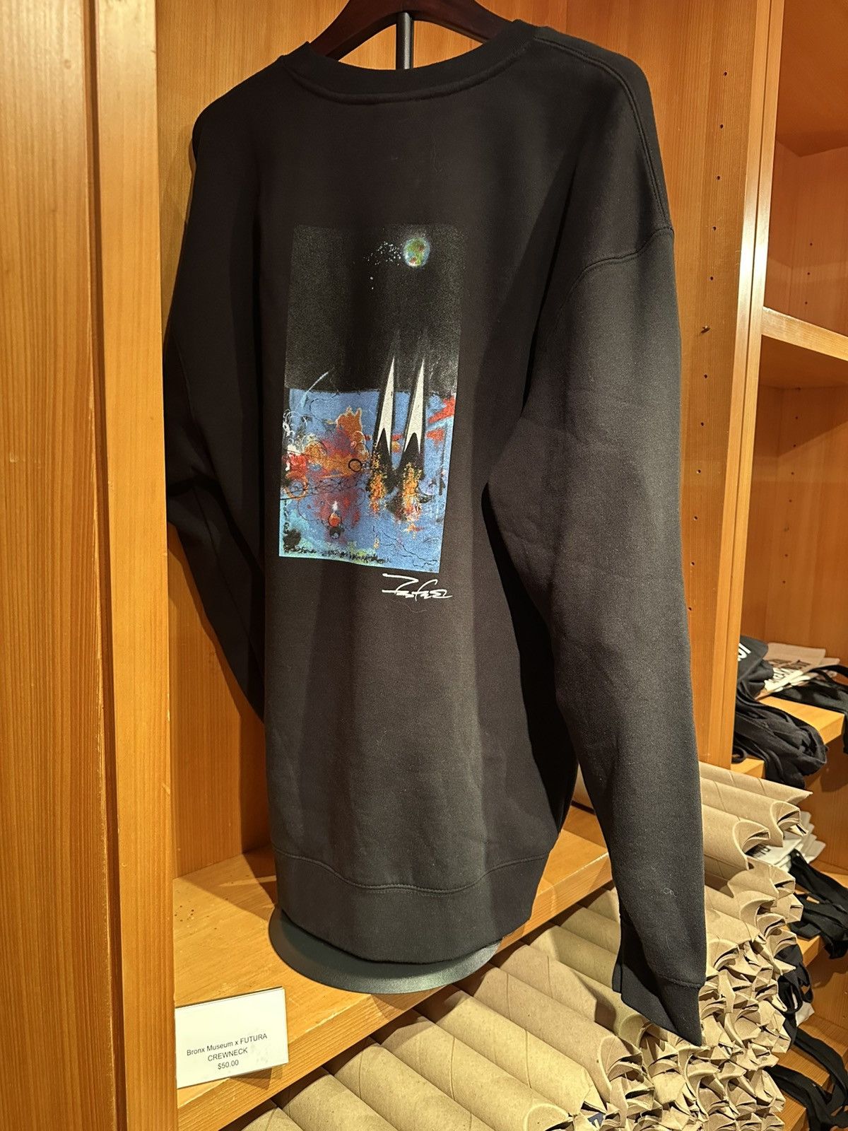 Futura The Bronx Museum Sweater Size US XL / EU 56 / 4 - 1 Thumbnail