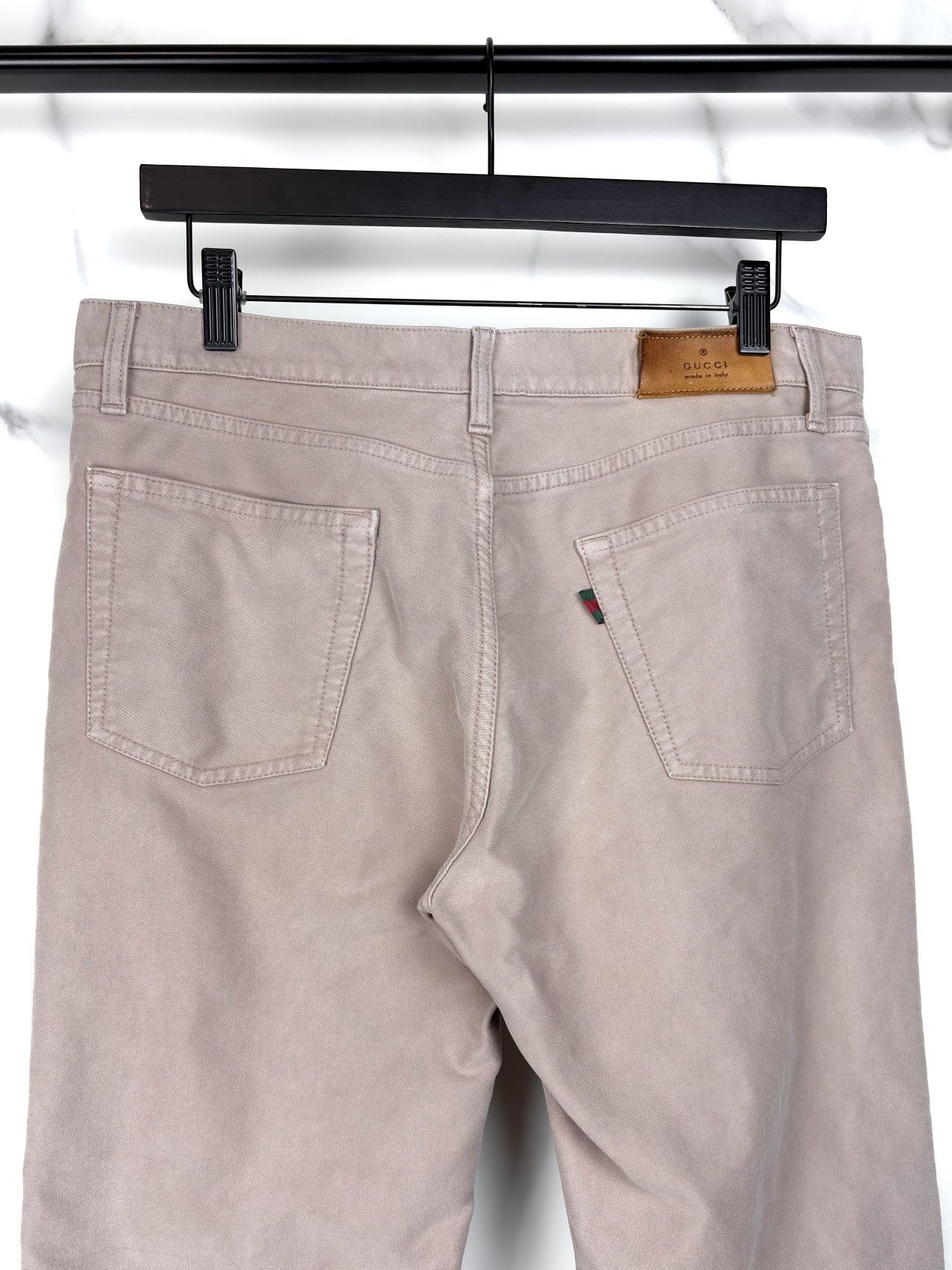 Gucci Gucci Tom Ford Vintage Bootcut Moleskin Cotton Jeans Taupe Size US 30 / EU 46 - 4 Thumbnail