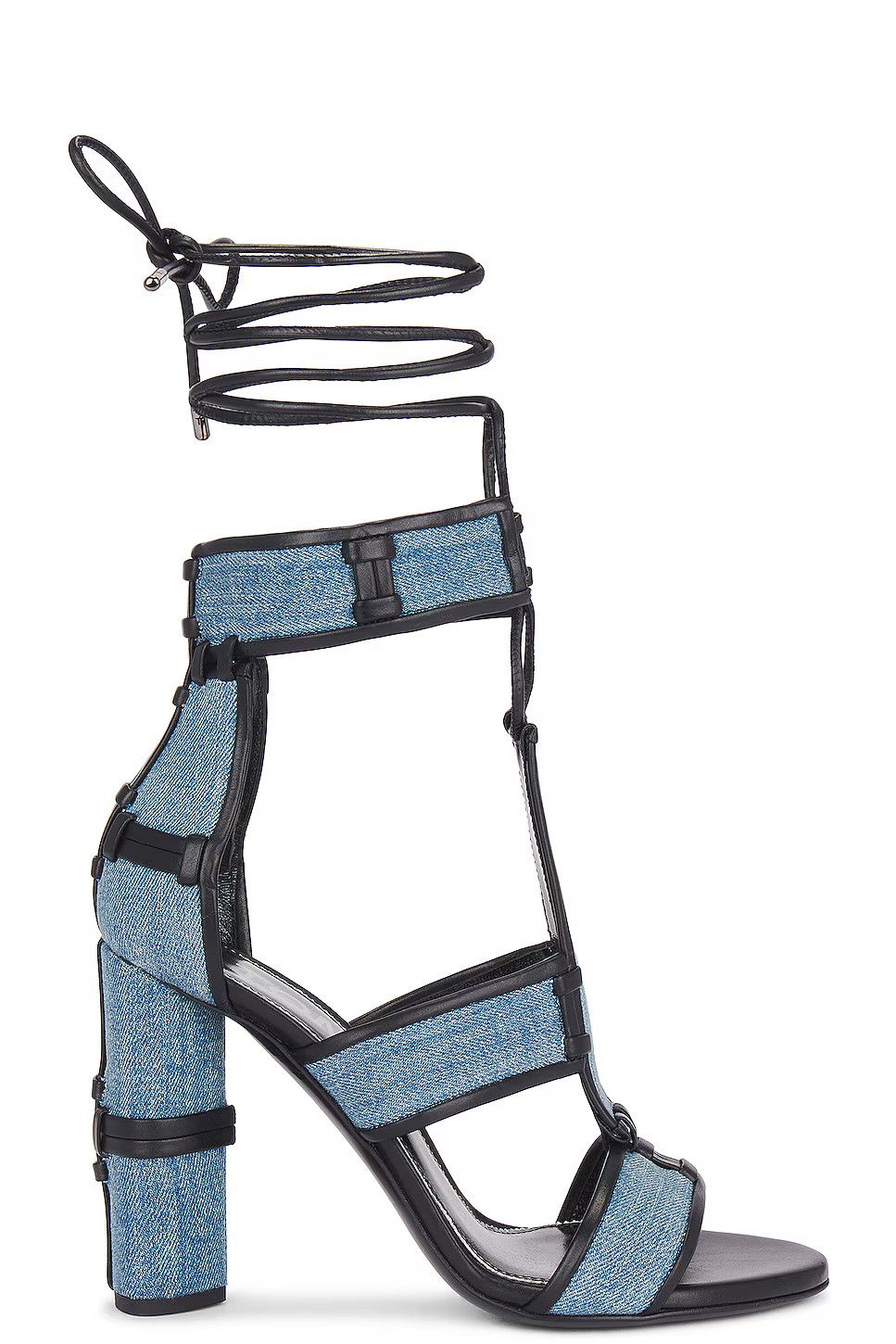 Tom Ford o1y0126 Denim Sandals in Blue/Black Size US 6 / IT 36 - 1 Thumbnail