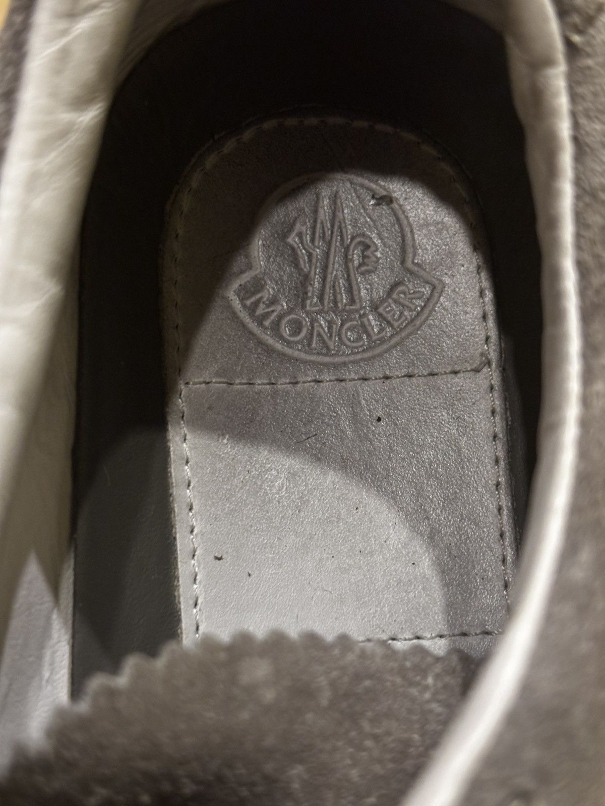 Moncler Men’s gray suede sneakers.mf0703 Size US 7 / EU 40 - 6 Thumbnail