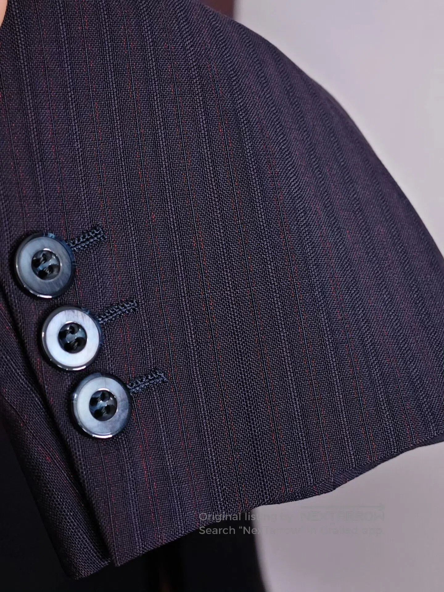 Japanese Brand Dormeuil Custom Blended Suit Jacket. Size US M / EU 48-50 / 2 - 3 Thumbnail