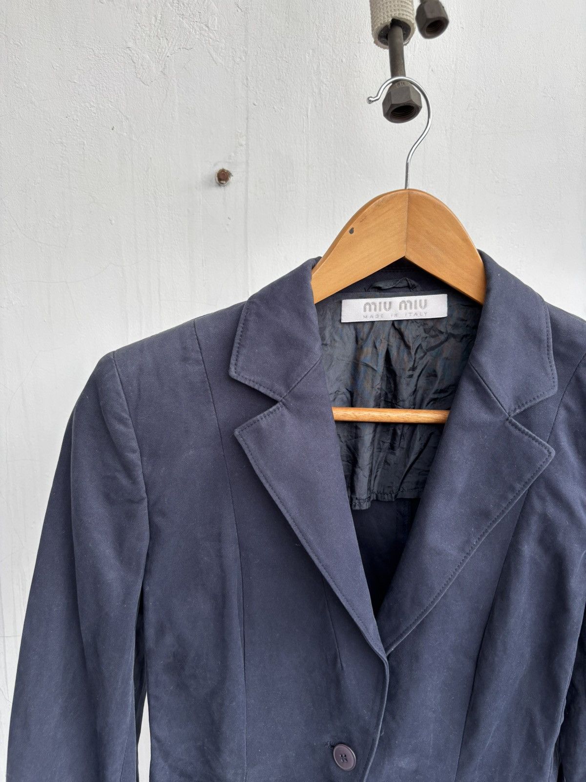 Miu Miu × Prada AW1997 Miu Miu Blazer Jacket Size S / US 4 / IT 40 - 4 Thumbnail