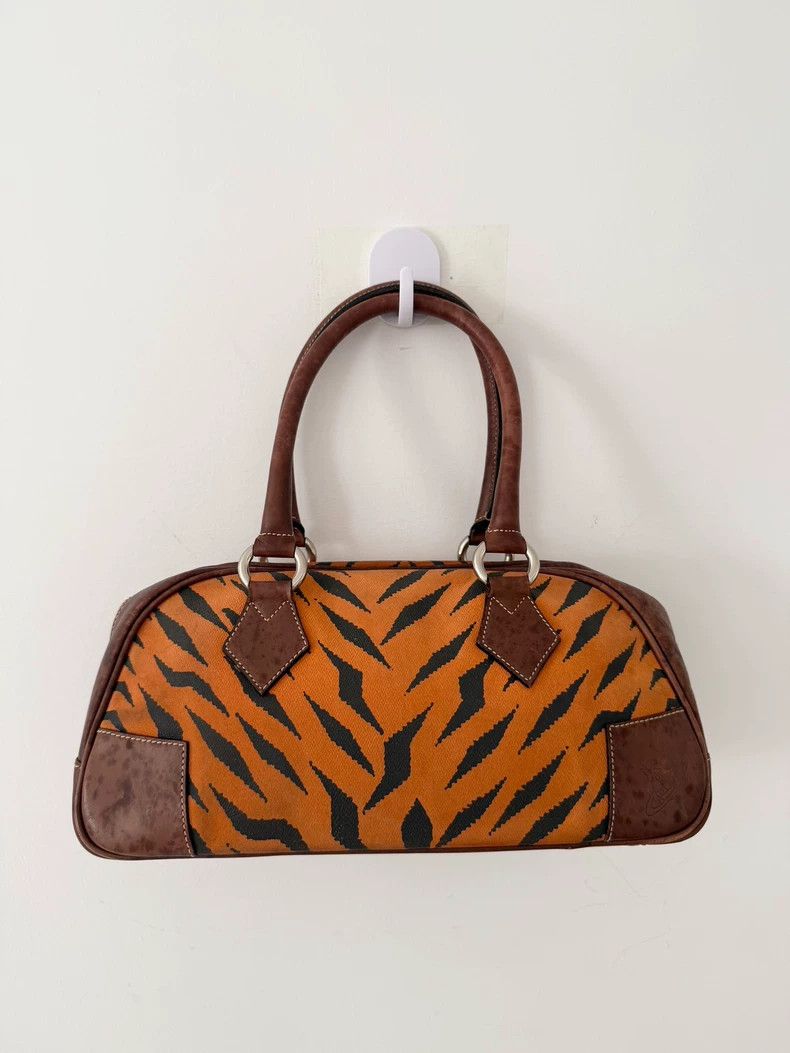 Vivienne Westwood Vivienne Westwood size os Vintage Yellow-Brown Tiger Patter Size ONE SIZE - 1 Thumbnail
