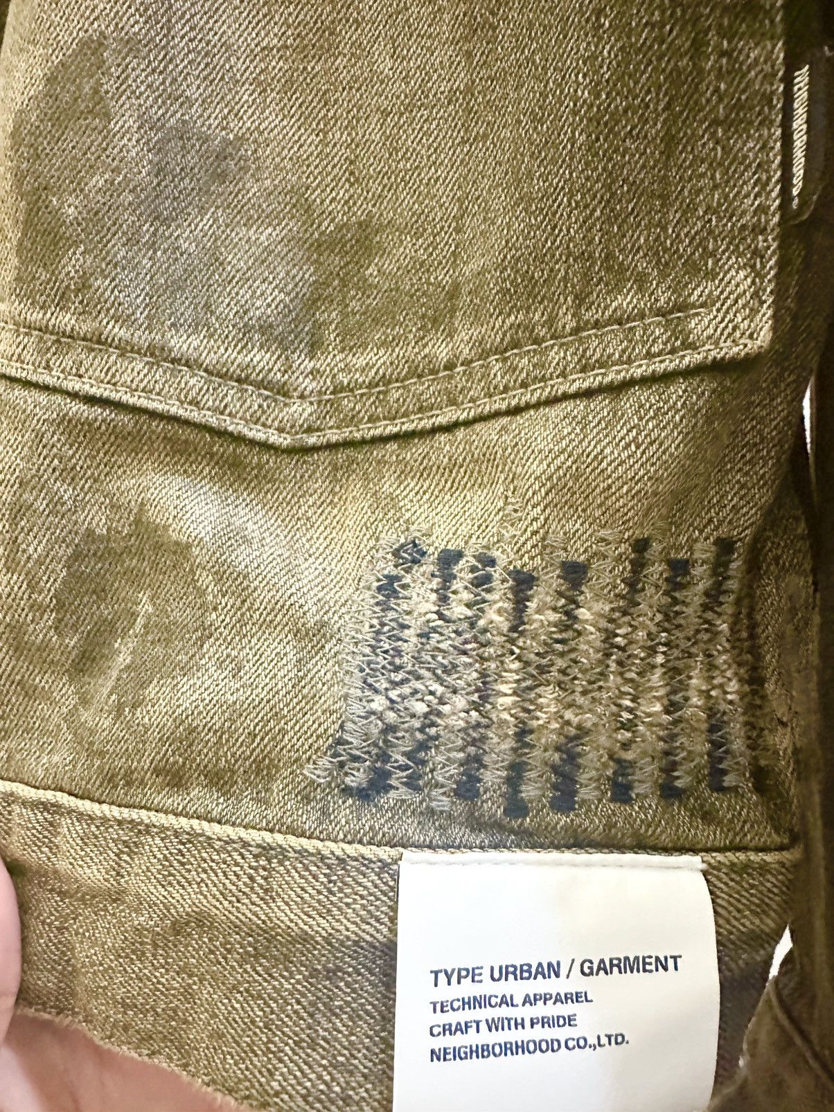 Neighborhood Neighborhood 25SS Destroyed Denim Jacket - Size XL Size US XL / EU 56 / 4 - 3 Thumbnail