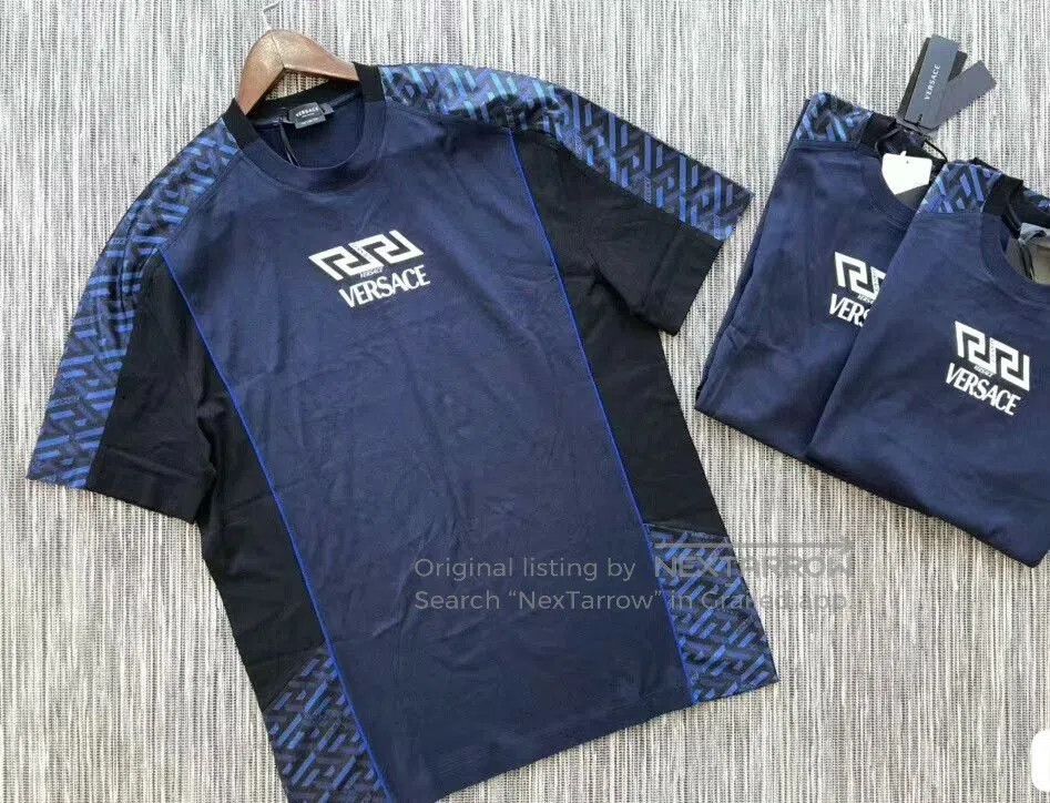 Versace Versace Logo Print Short Sleeve T-Shirt. Size US L / EU 52-54 / 3 - 1 Thumbnail