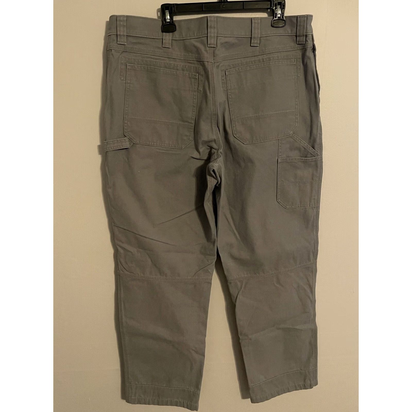 Vintage L.L. Bean Pants Men's 40x34 Gray Katahdin Iron Work Carpenter Double Knee Size US 40 / EU 56 - 3 Thumbnail