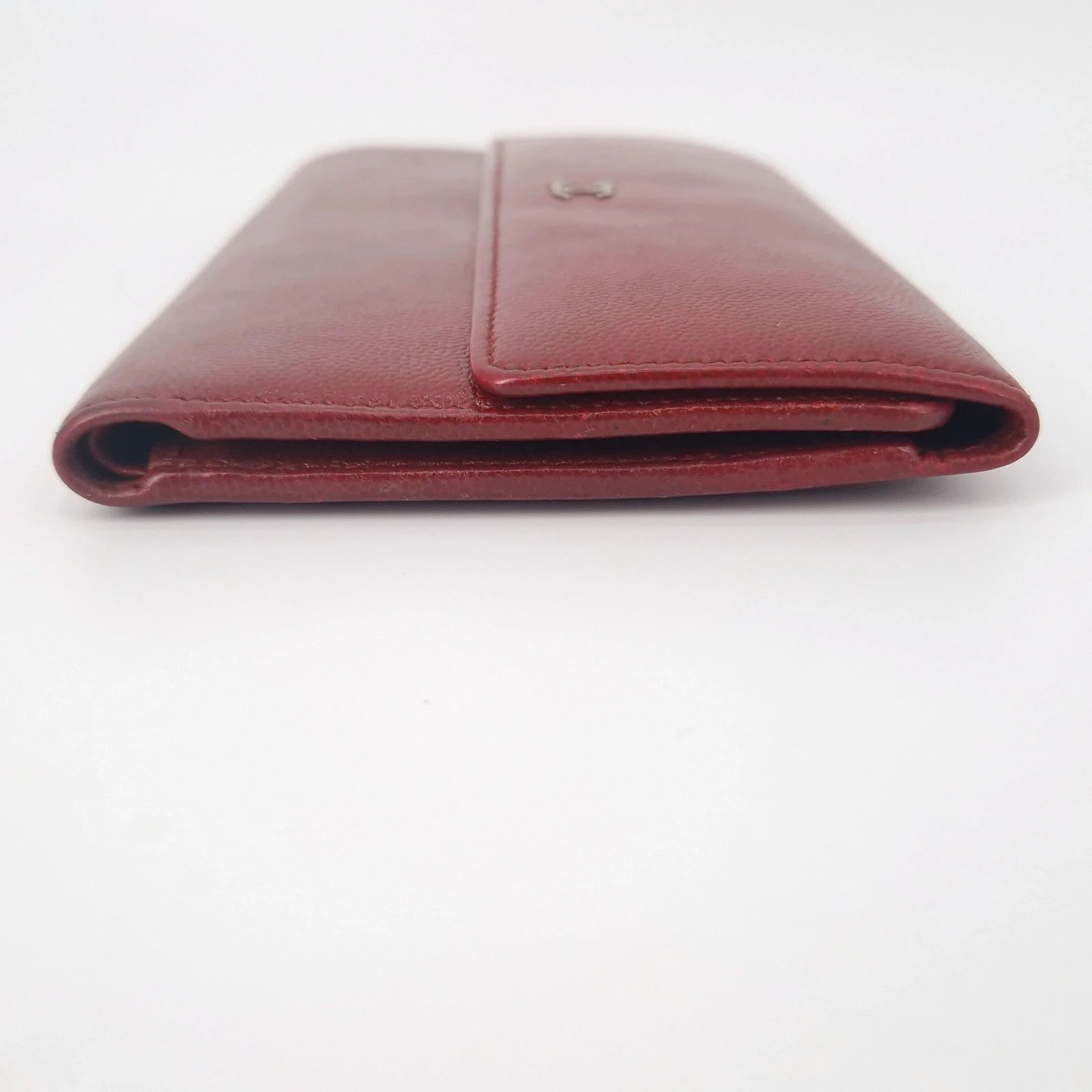 Chanel Chanel Textured Leather CC Logo Wallet Size ONE SIZE - 4 Thumbnail
