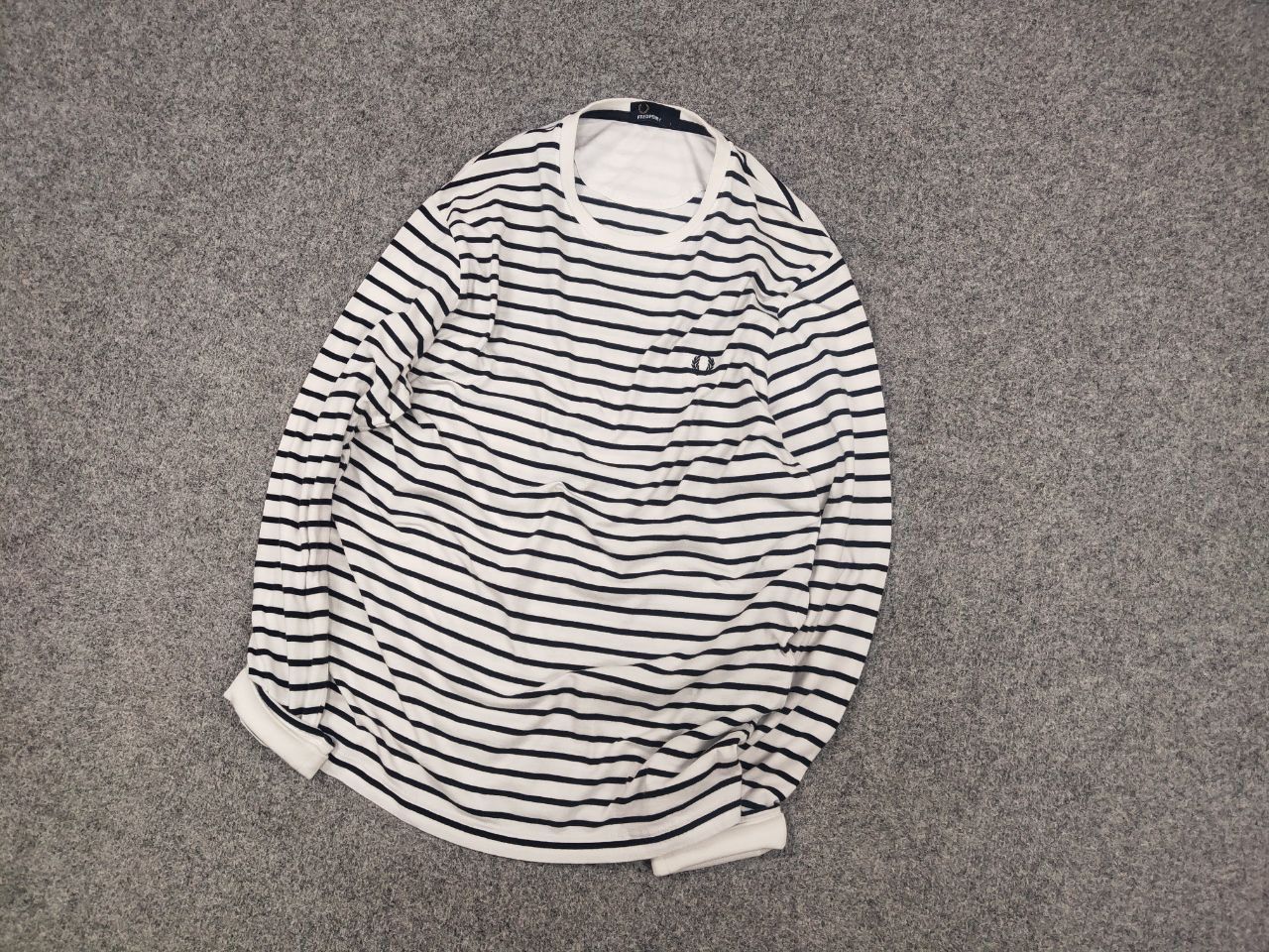 Fred Perry Fred Perry Classic Long sleeve Striped Logo Vintage Style Size US L / EU 52-54 / 3 - 3 Thumbnail