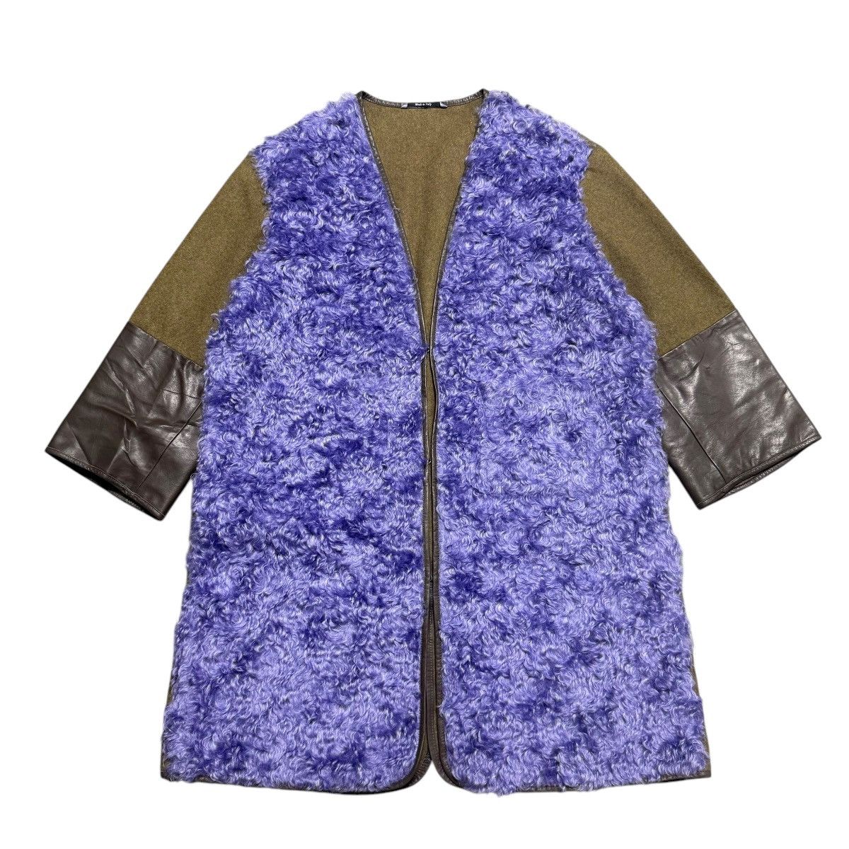 Maison Margiela Luxurios Pieces Maison Margiela Leather Sleeve Coat Size XS / US 0-2 / IT 36-38 - 2 Thumbnail