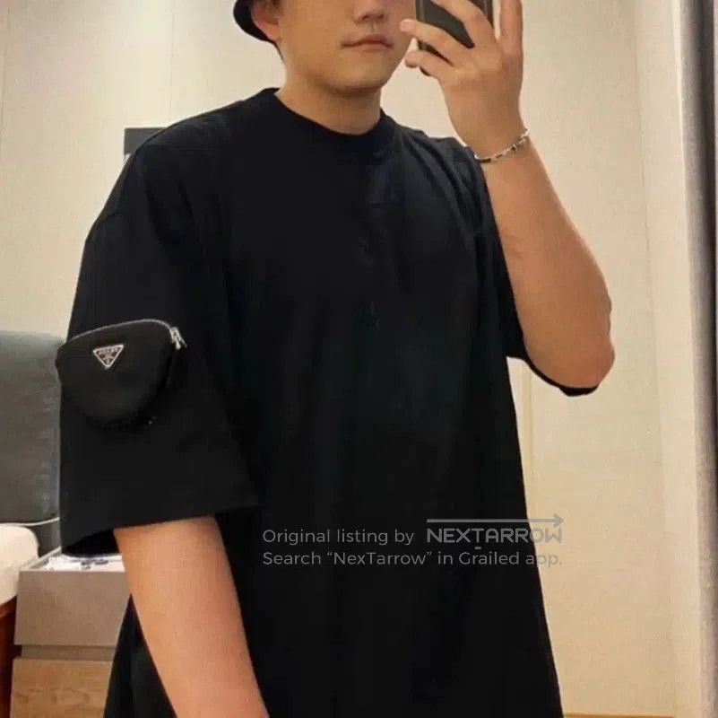 Other Prada Black Cotton Men's T-Shirt. Size US M / EU 48-50 / 2 - 9 Thumbnail