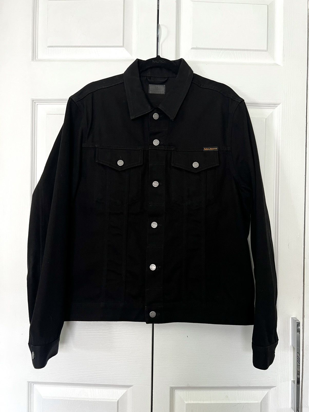Nudie Jeans Nudie Jerry Denim Jacket Dry Black Twill | Grailed
