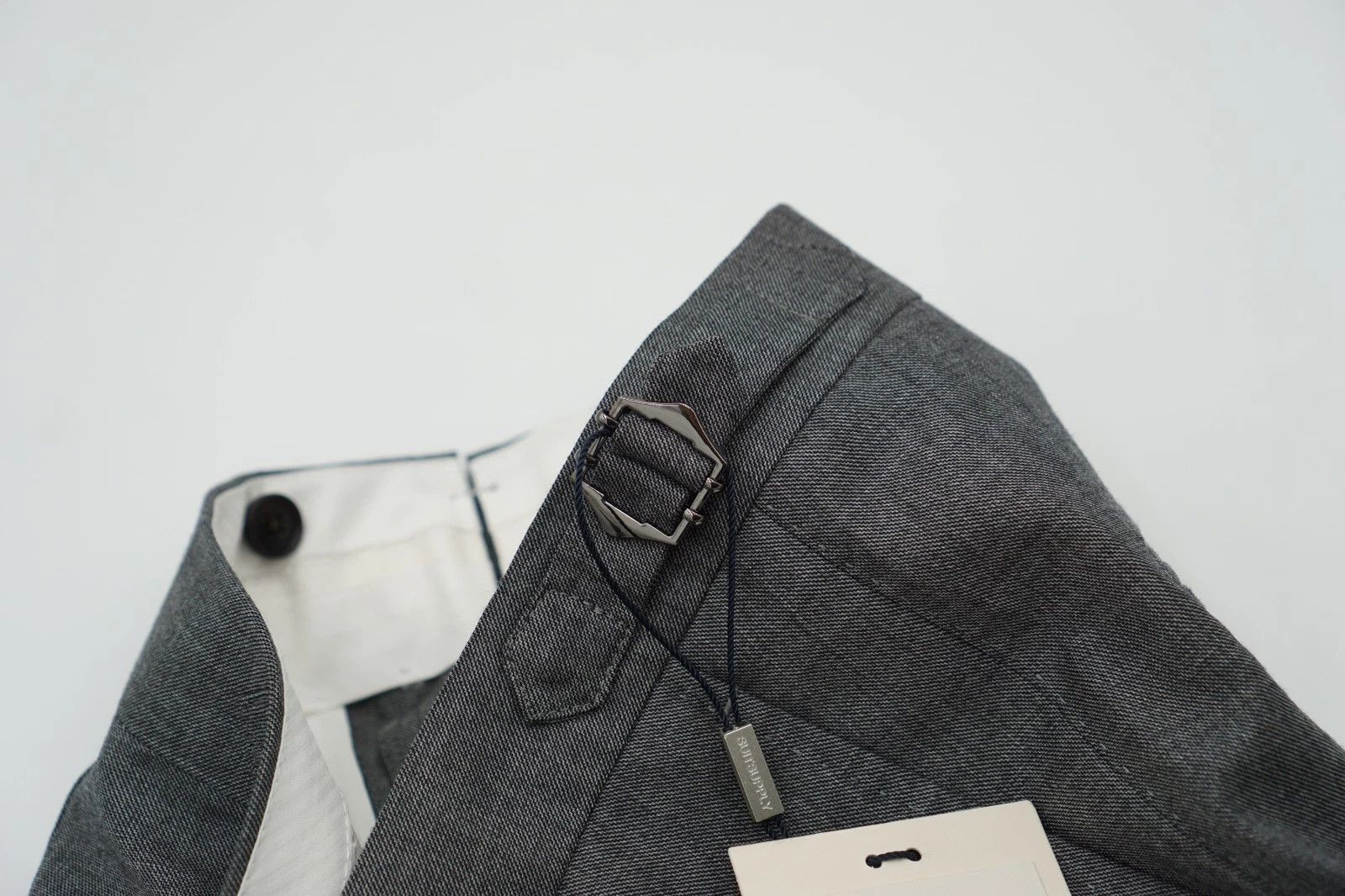 Suitsupply Men Suitsupply Pants Grey Wool Brescia Size 22 UK/US34S Size 34S - 4 Thumbnail