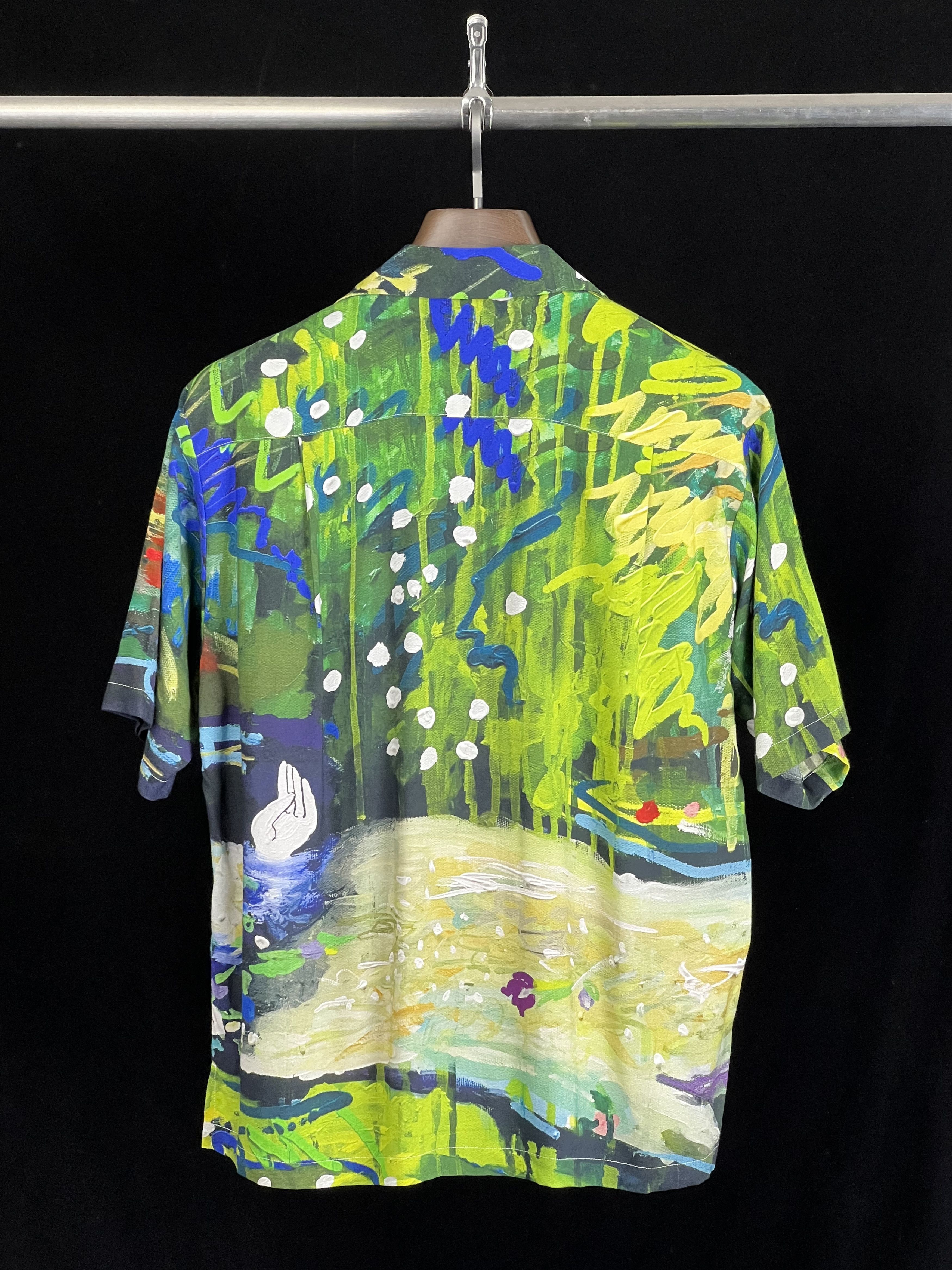 Japanese Brand UNWORN* JP Artist Painting shirt short sleeve Size US M / EU 48-50 / 2 - 7 Thumbnail