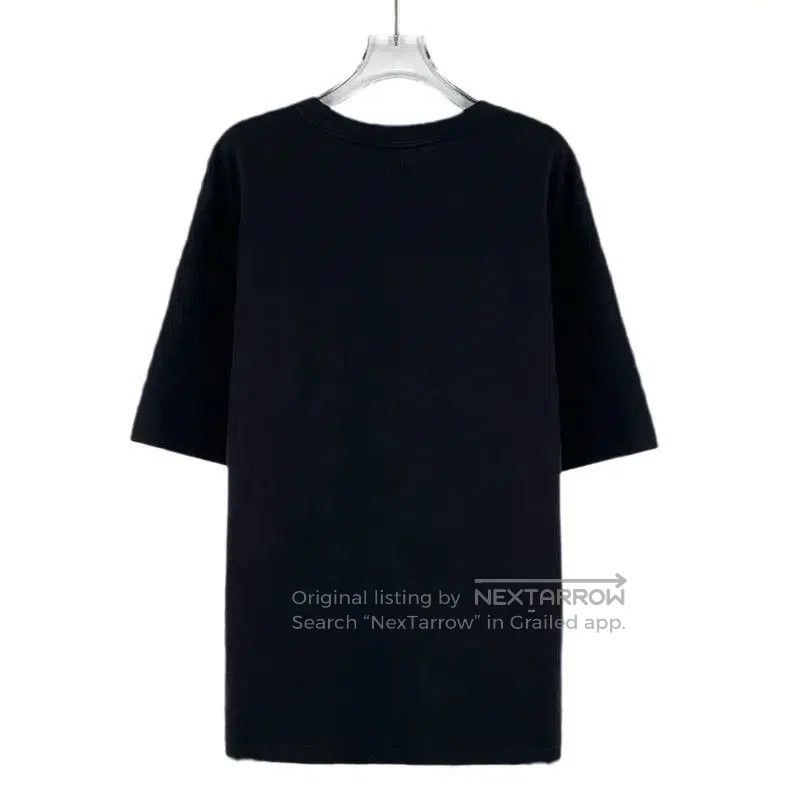 AMI AMI Black Cotton T-Shirt for Women . Size M / US 6-8 / IT 42-44 - 2 Thumbnail