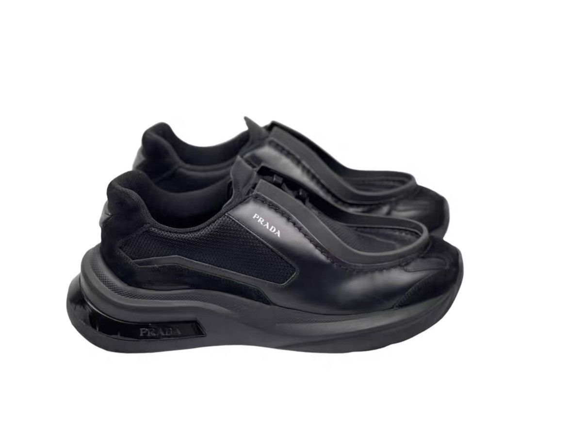 Prada Prada by Raf Simons Deconstructed Double-Layer Sneakers J31 Size US 10 / EU 43 - 4 Thumbnail
