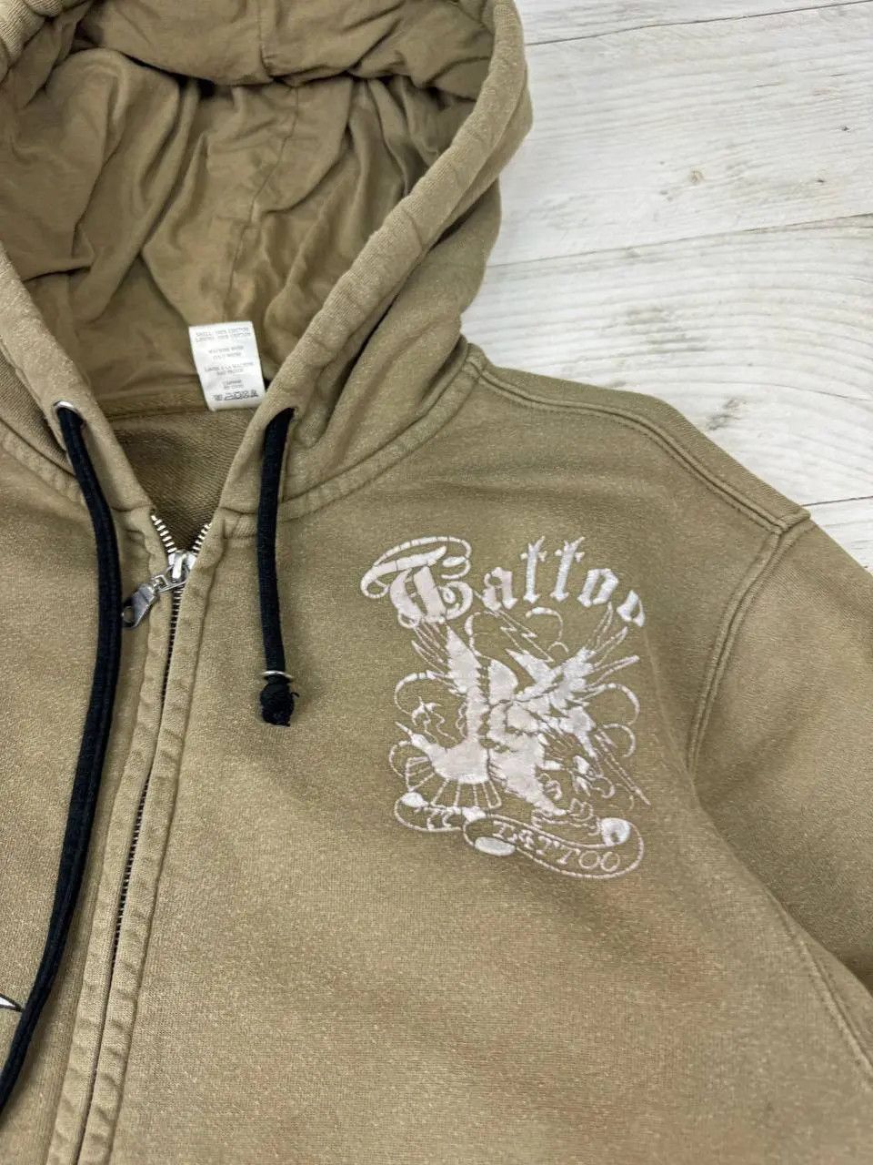 Ed Hardy Vintage Ed Hardy By Christian Audigier Hoodie Tatto Y2K 90s Size US S / EU 44-46 / 1 - 8 Thumbnail