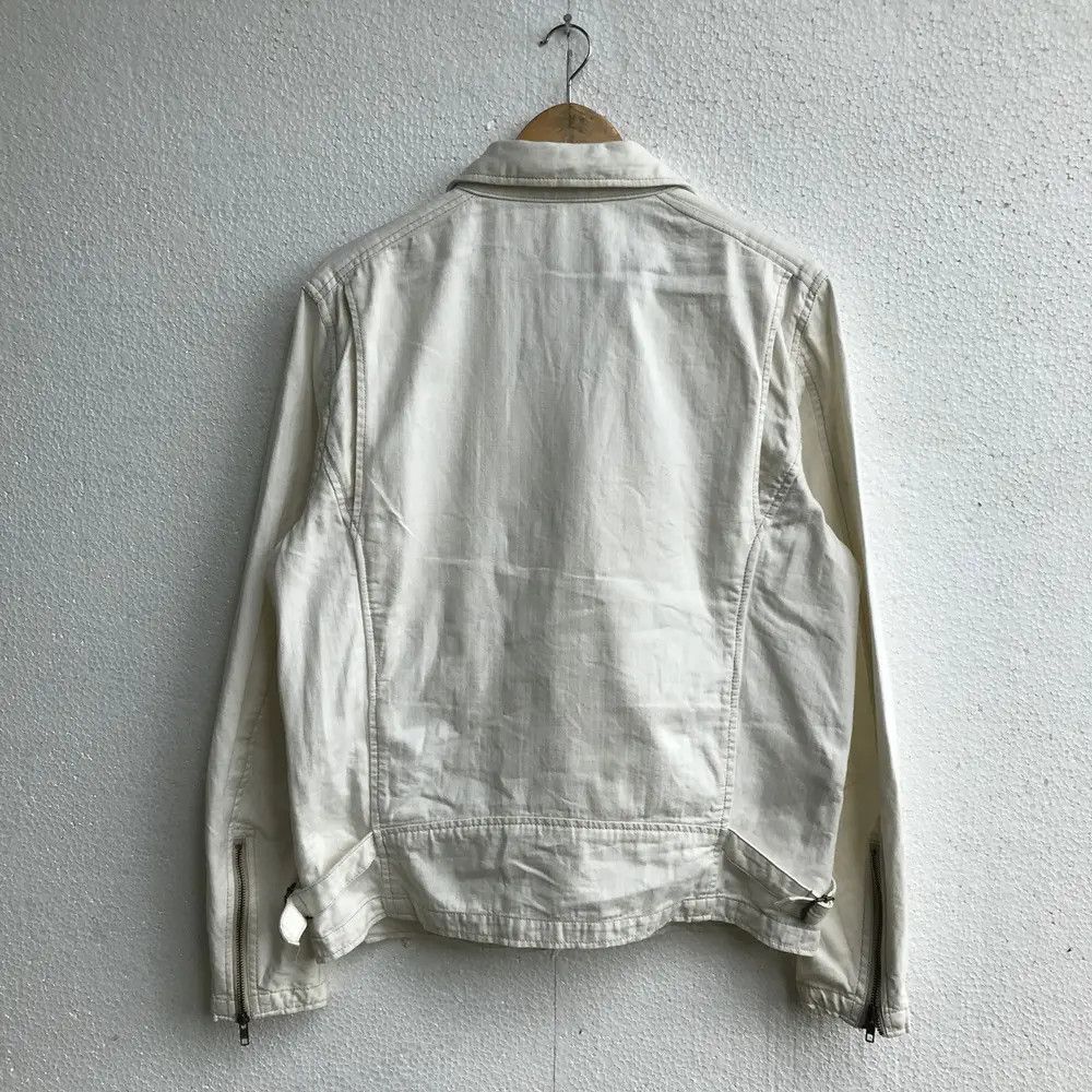 Japanese Brand Vintage On Board Street motorcycle jacket double collared Size US L / EU 52-54 / 3 - 3 Thumbnail