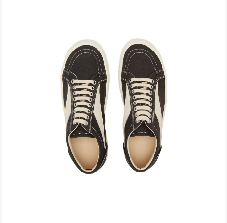 Rick Owens Drkshdw Rick Owens DRKSHDW Black Low Top Sneakers Women's Size 36 Size US 6 / IT 36 - 2 Thumbnail