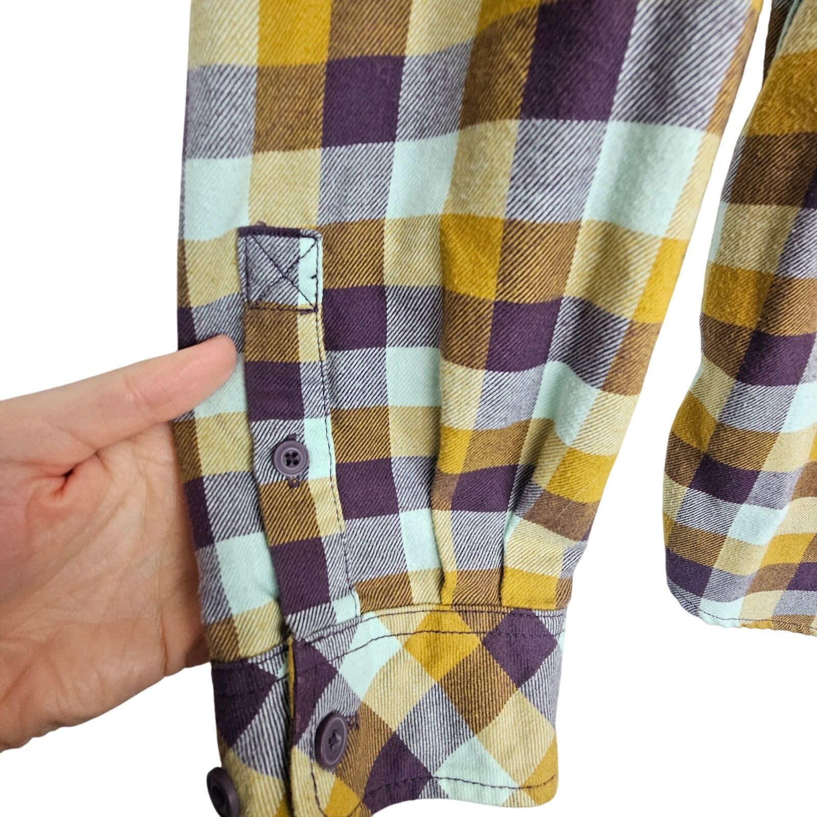 Duluth Trading Company Duluth Trading Co Womens Flannel Shirt Checker Size XL Gorp Size US XL / EU 56 / 4 - 4 Thumbnail